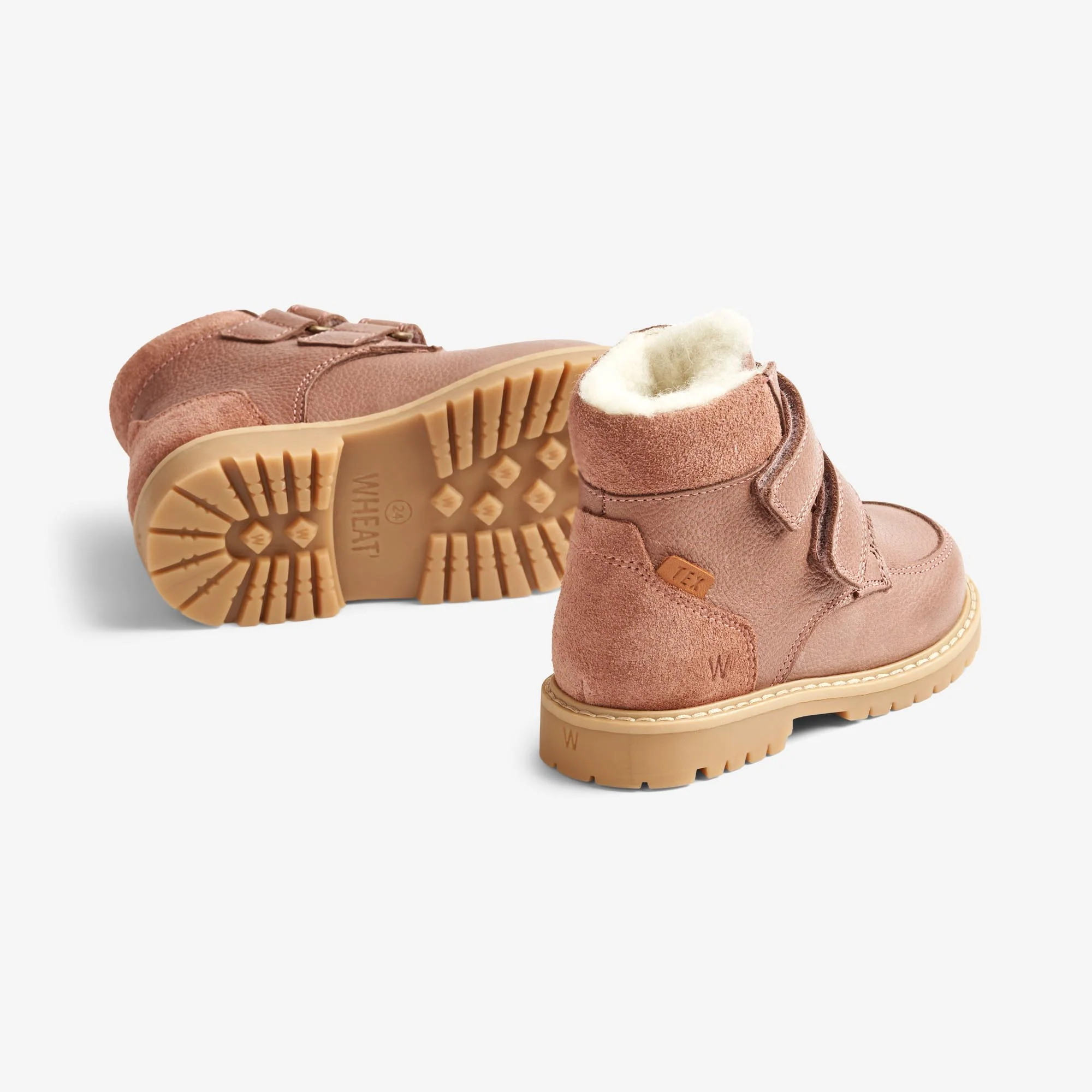 Stewie Tex Velcro Leather - dusty rouge - Image 2
