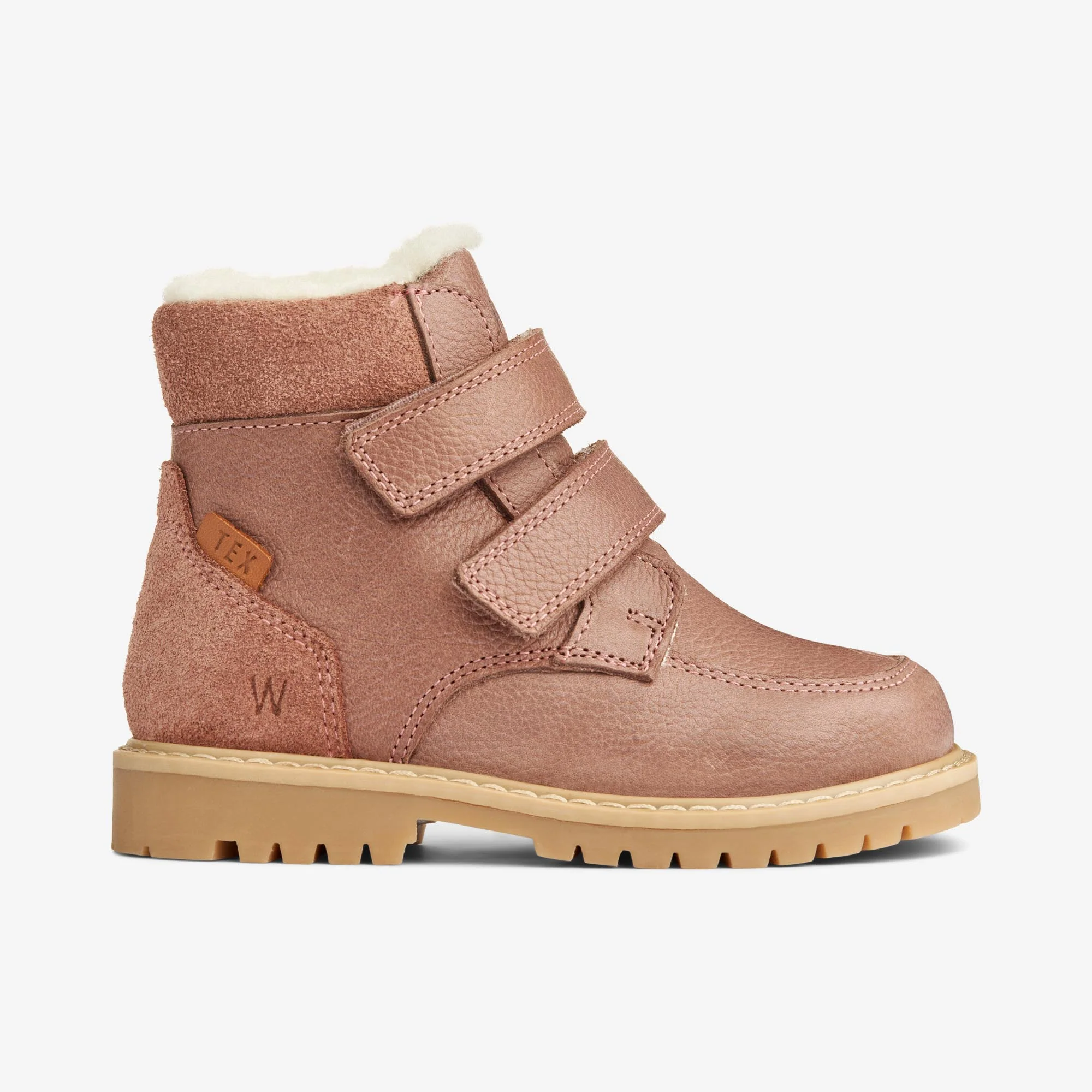 Stewie Tex Velcro Leather - dusty rouge - Image 3