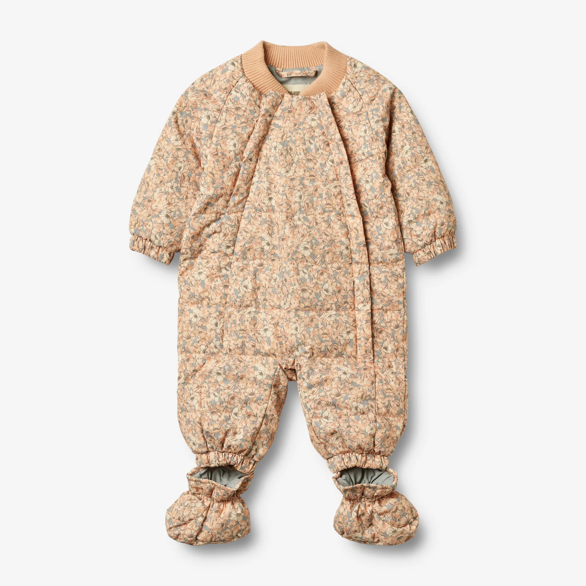 Summer Puffer Baby Suit Nunu - pink sand flowers - Image 5