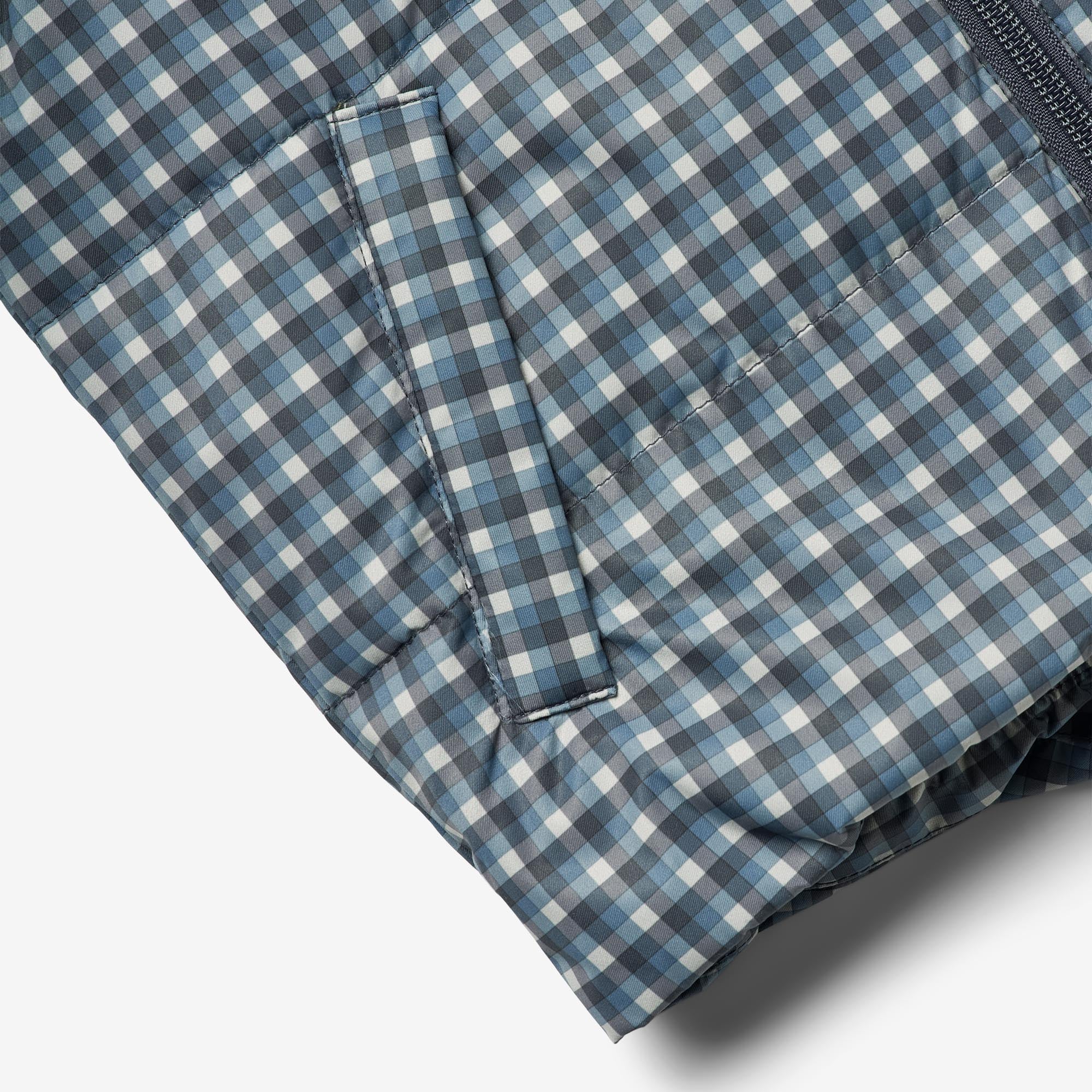 Summer Puffer Jacket Malo - blue check - Image 5