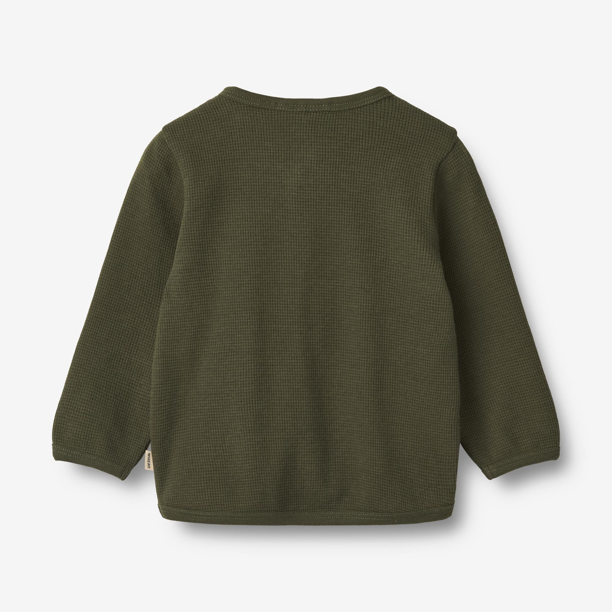 Sweat Cardigan Toto - pine needle - Image 2