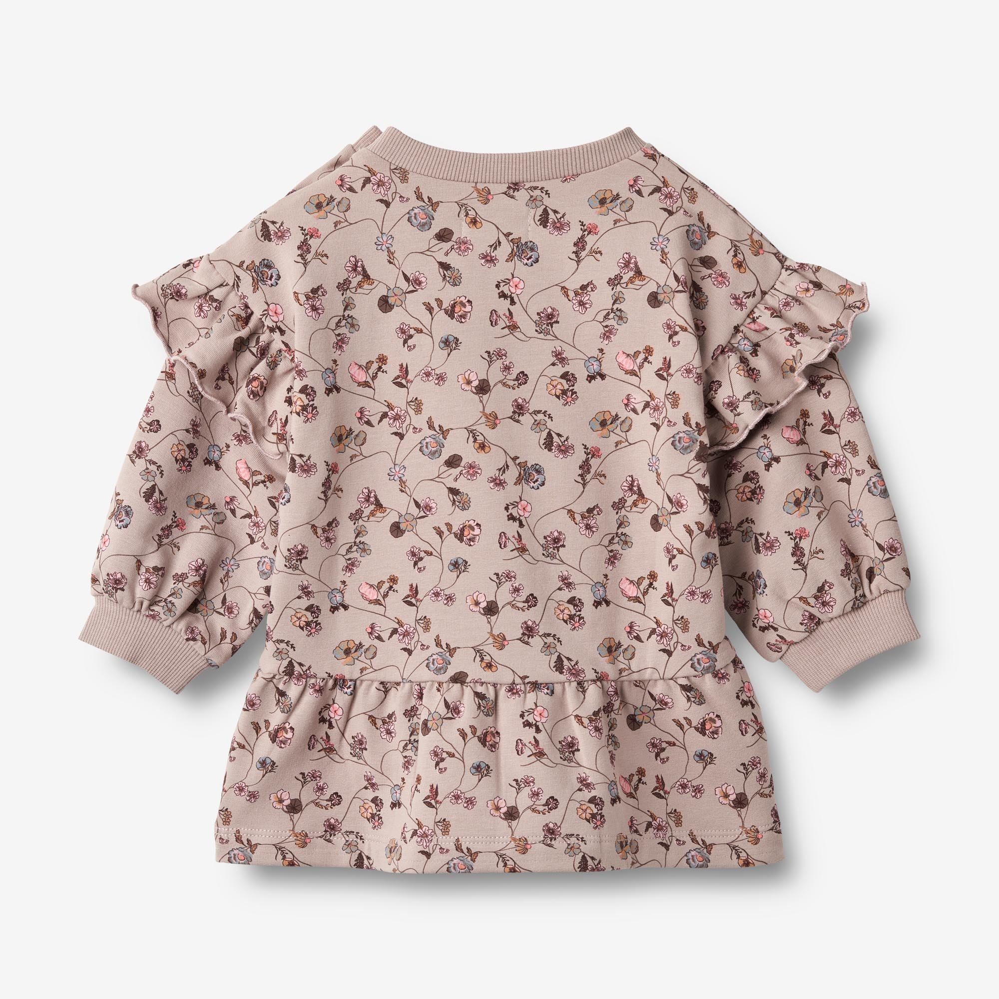 Sweat Dress Annika | Baby - dry rose flower vine - Image 2