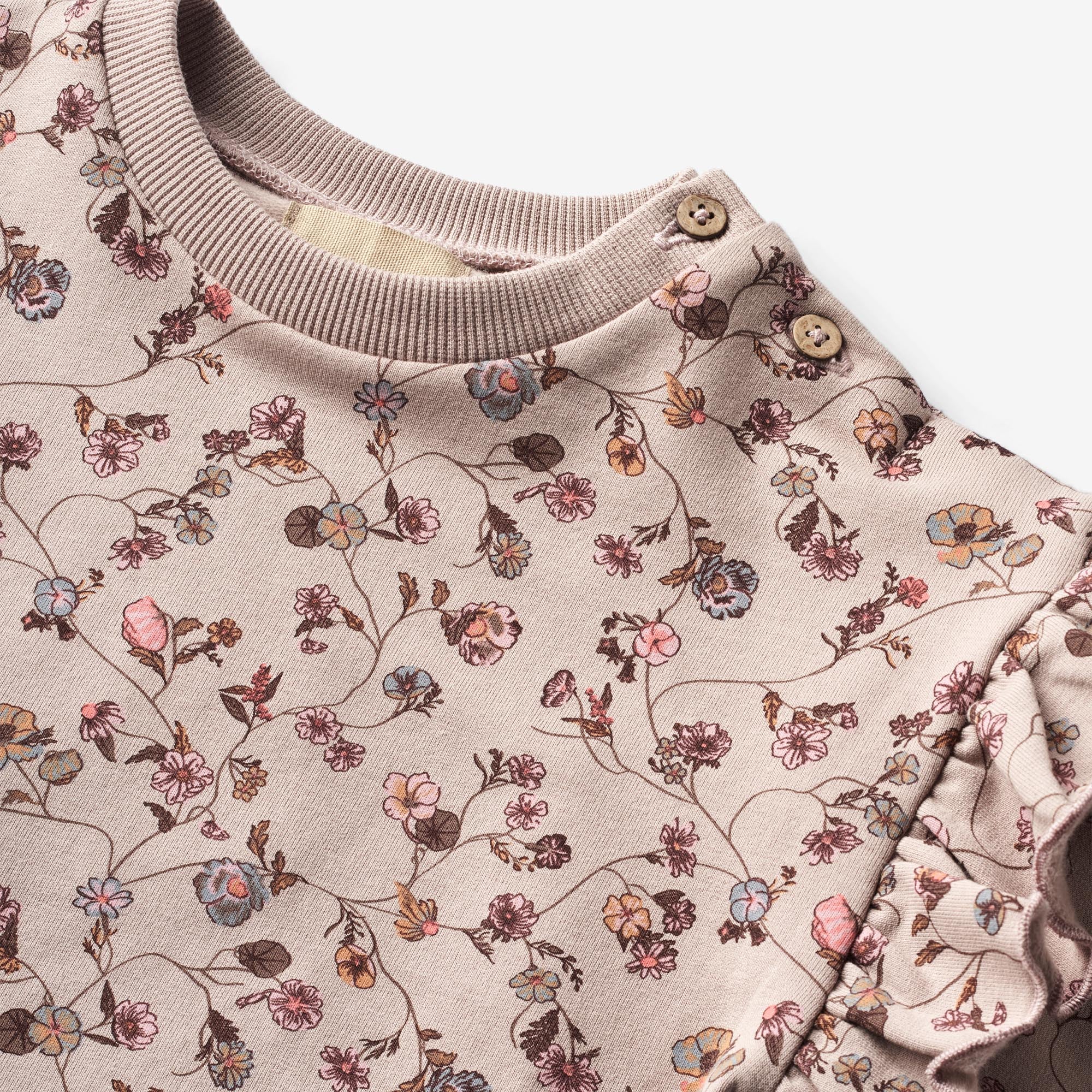Sweat Dress Annika | Baby - dry rose flower vine - Image 3