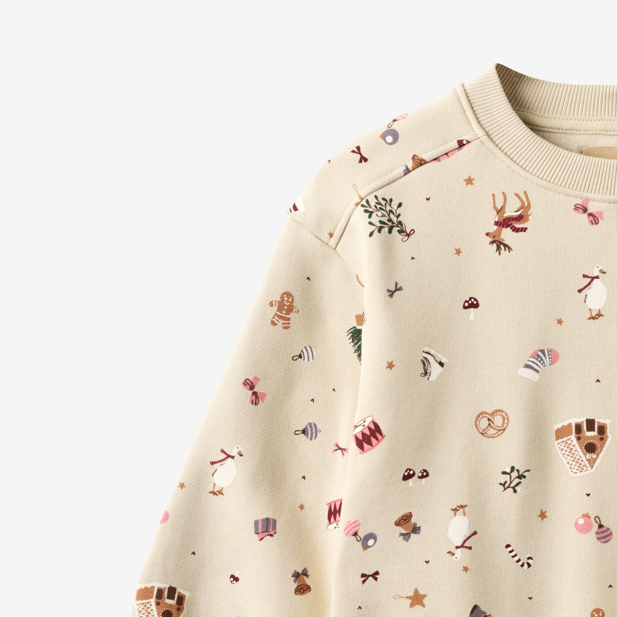 Sweat Dress L/S Maggie - offwhite holiday - Image 4