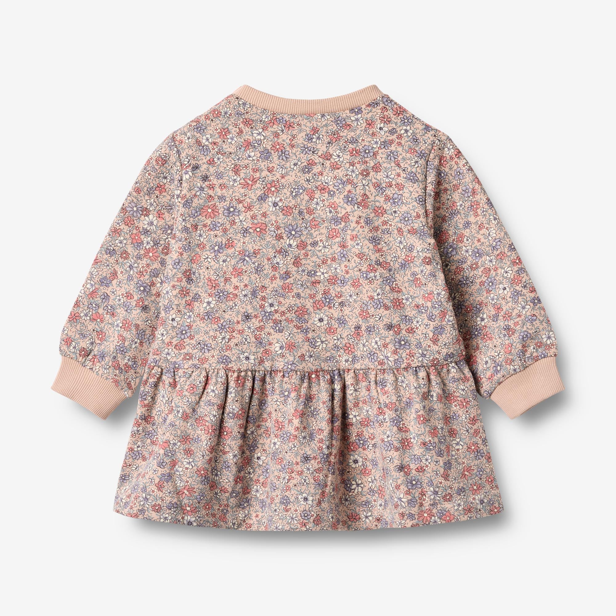 Sweat Dress L/S Zenia - rose dust flowers - Image 3