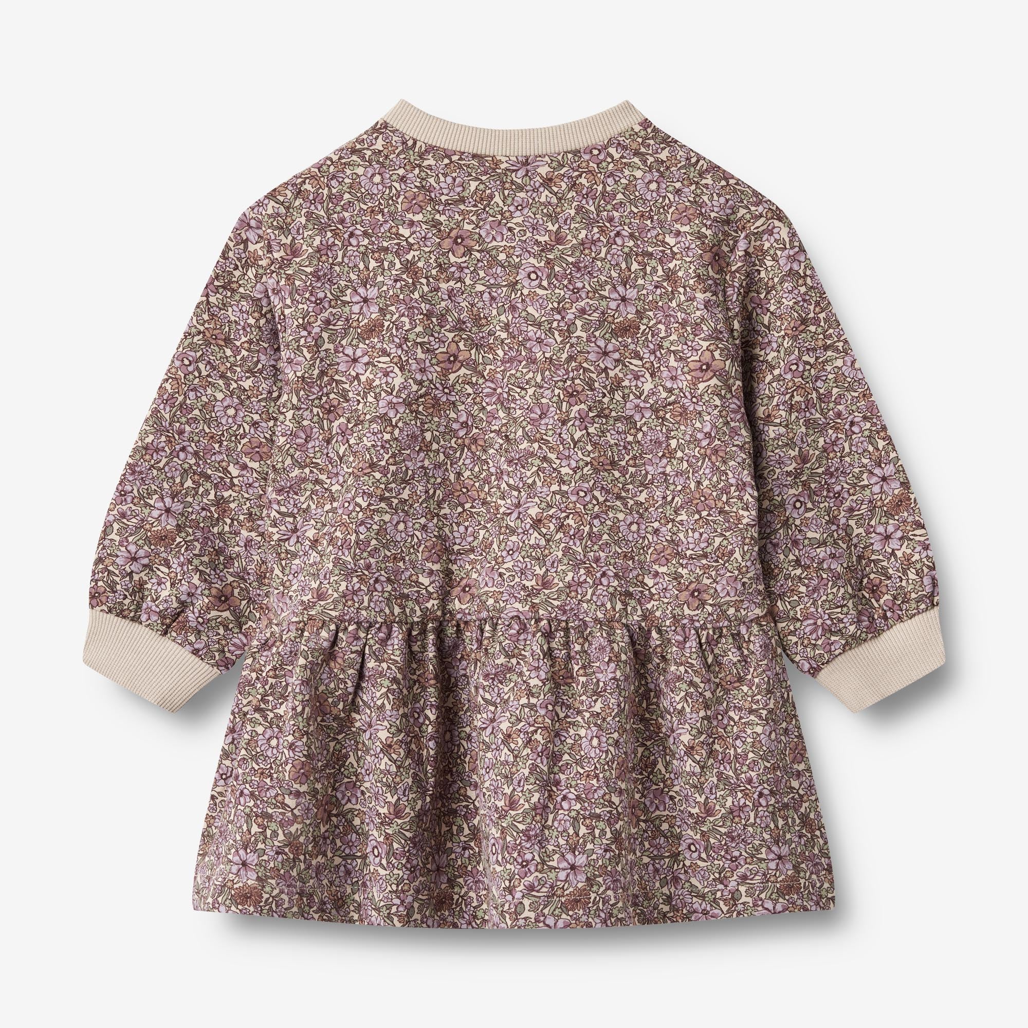 Sweat Dress Zenia - lilac flowers - Image 2