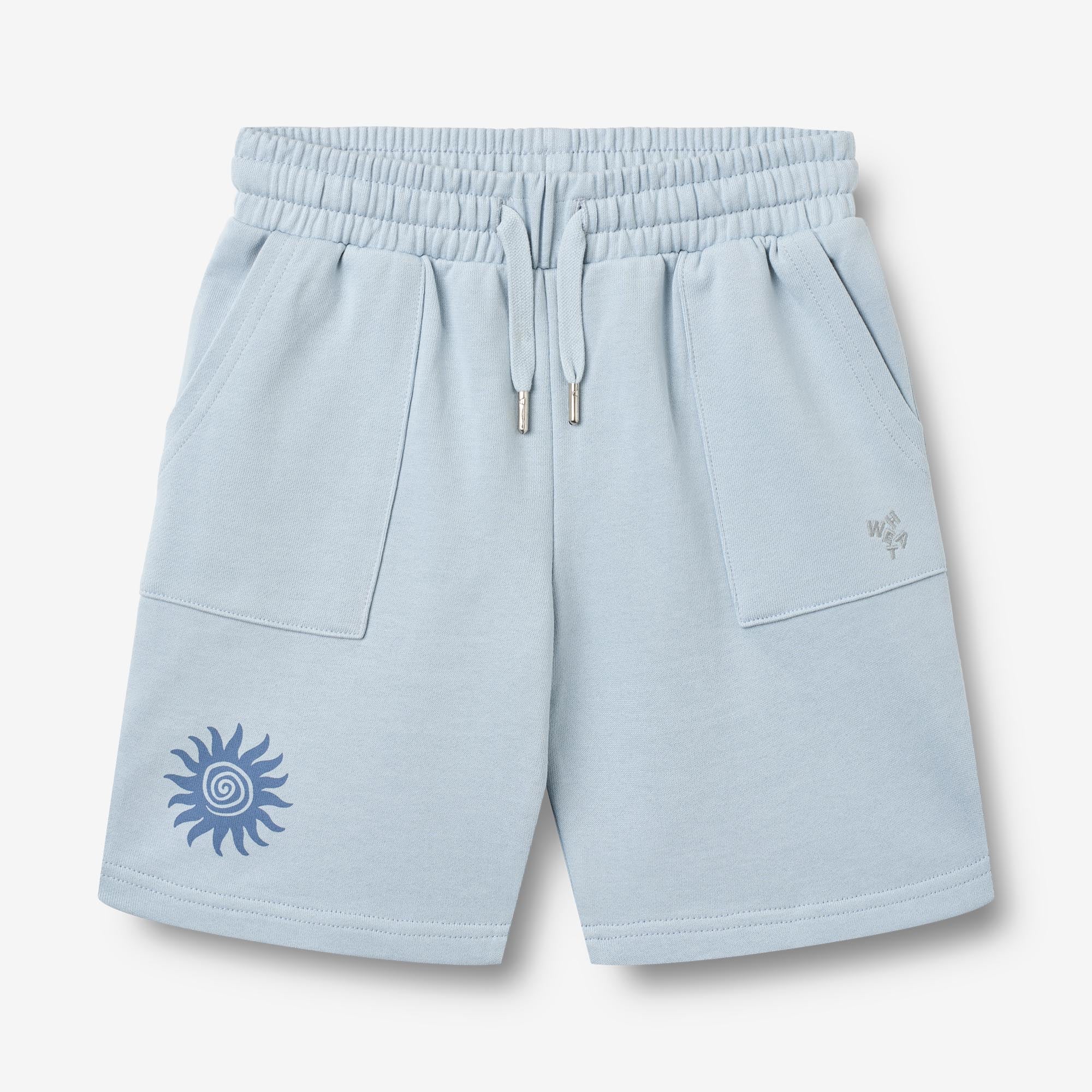 Sweat Shorts Elmo - summer sky