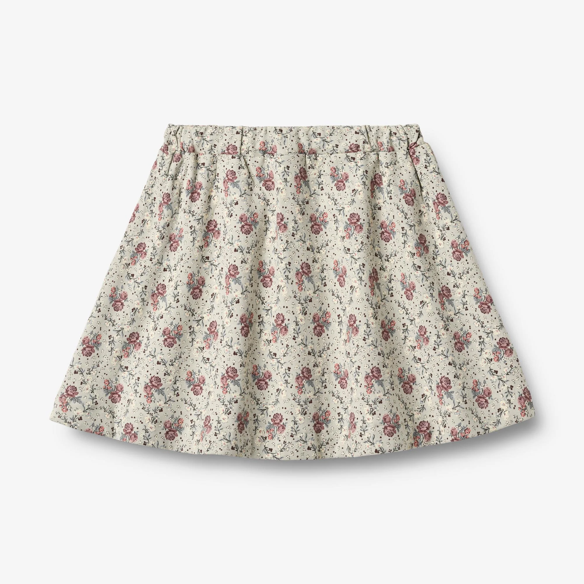 Sweat Skirt Manuella - slightly green flowers - Image 3