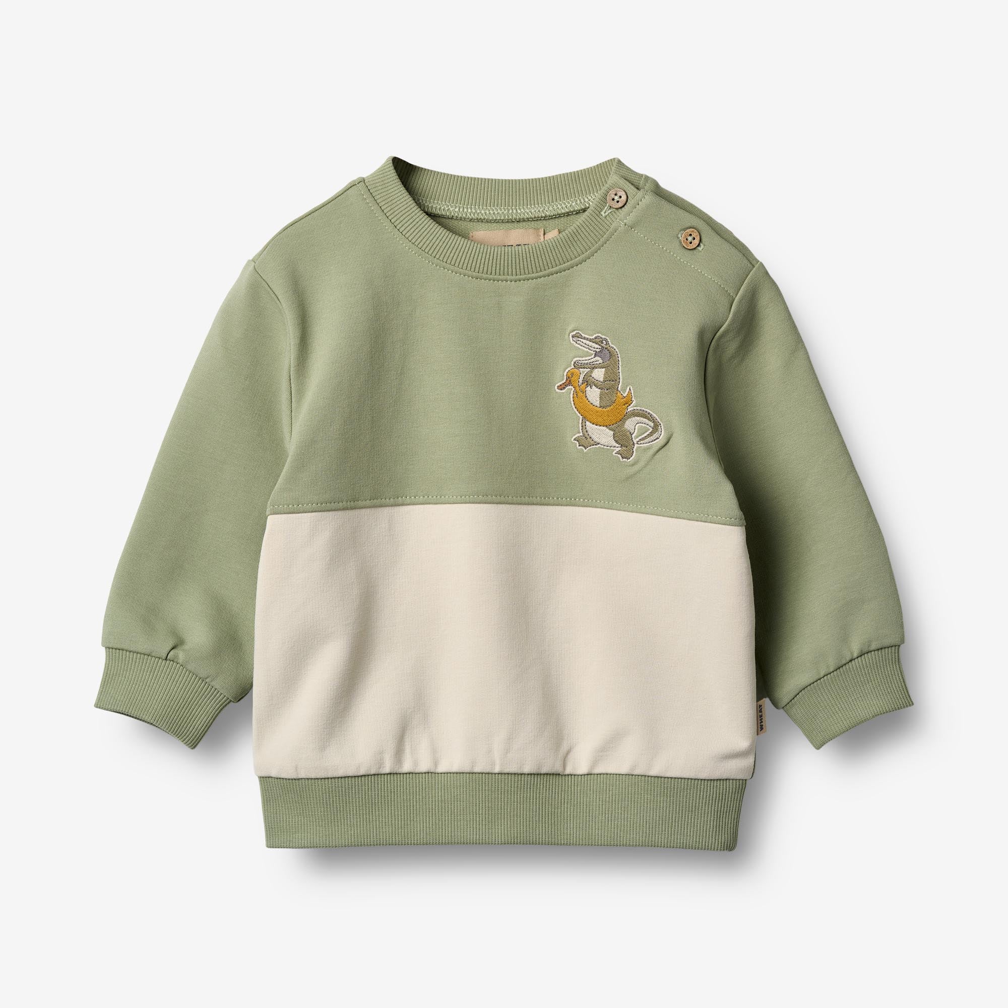 Sweatshirt Carly - green tea