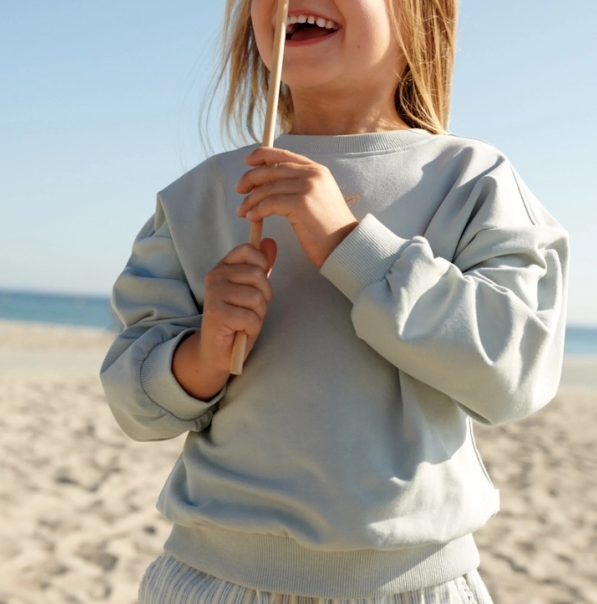 Sweatshirt Embroidery Eliza - sea mist - Image 2