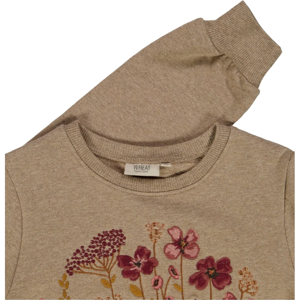 Sweatshirt Flower Circle Embroidery - Image 3