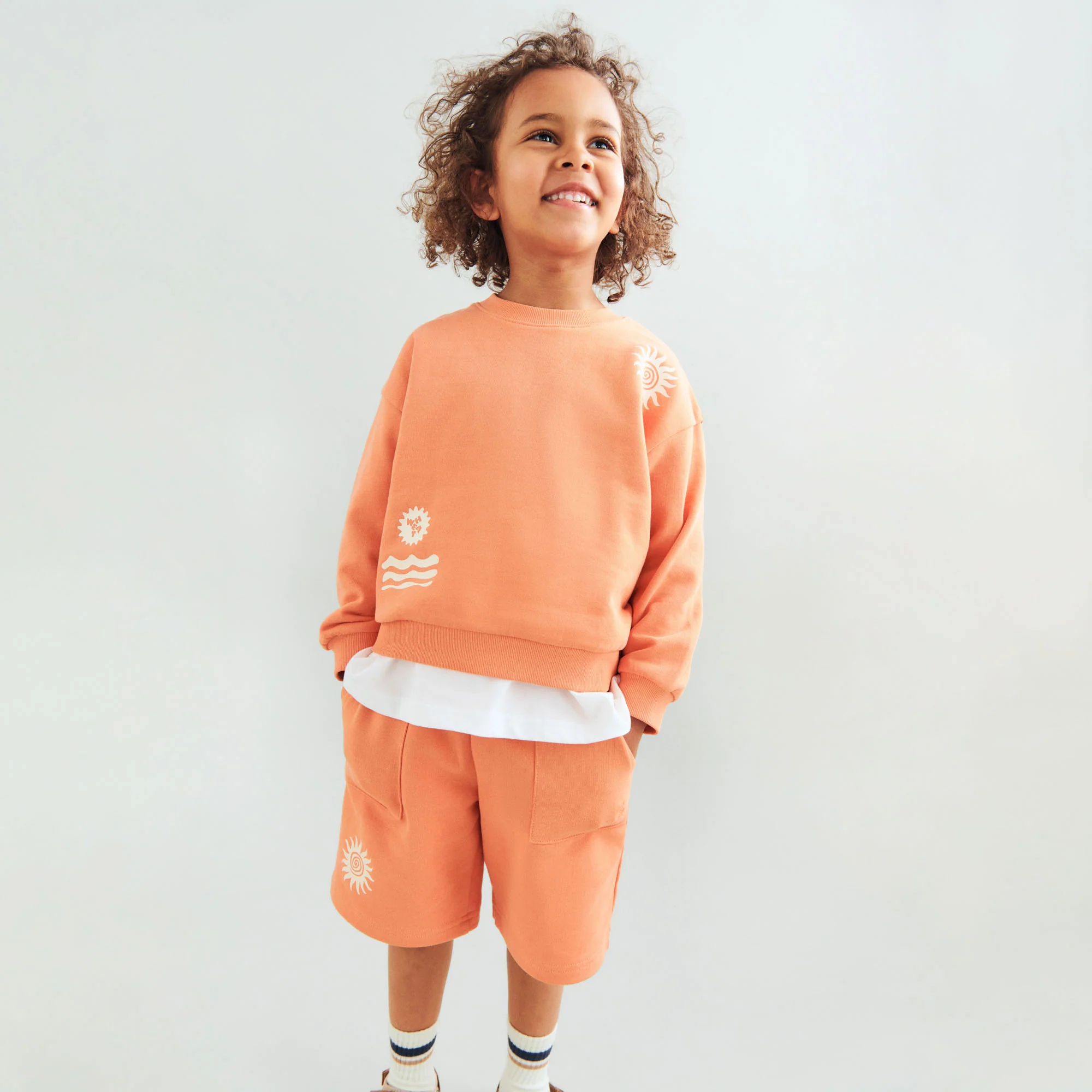 Sweatshirt L/S Casey - sunkissed orange - Image 2