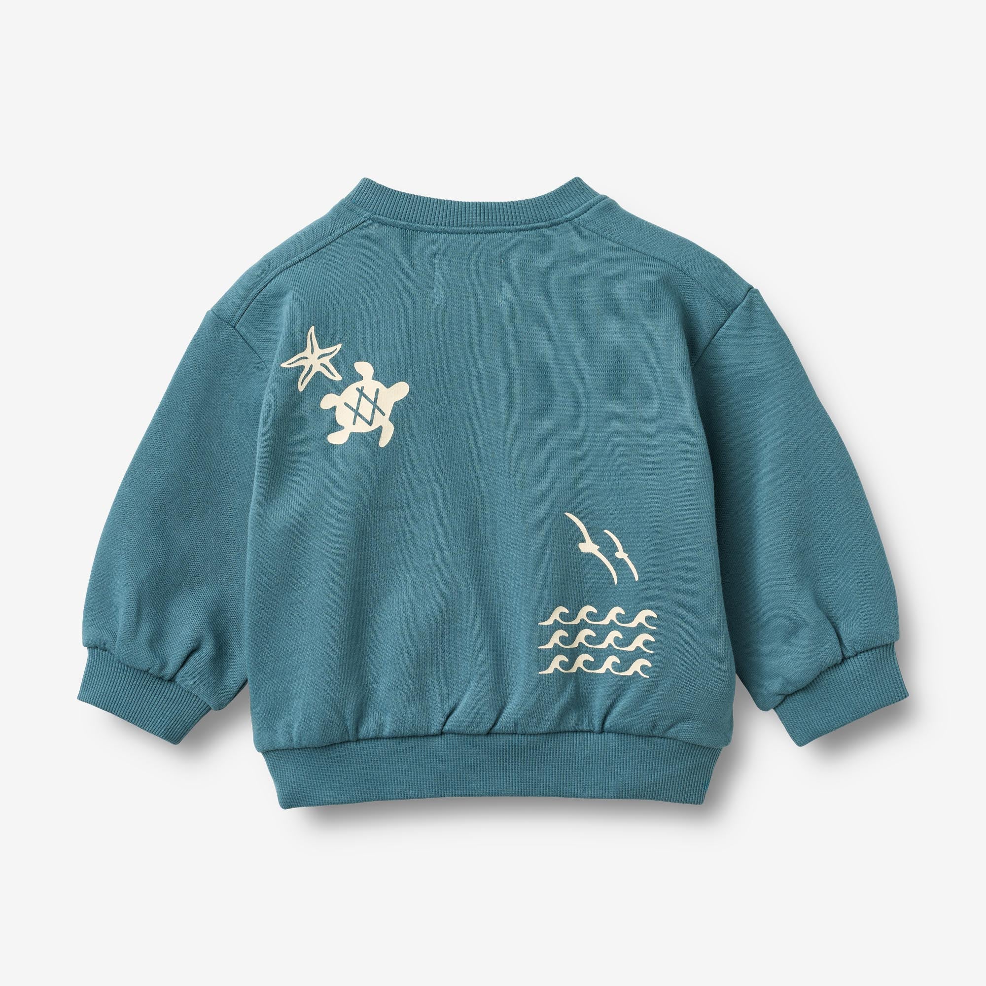 Sweatshirt L/S Elliot - blue teal - Image 2