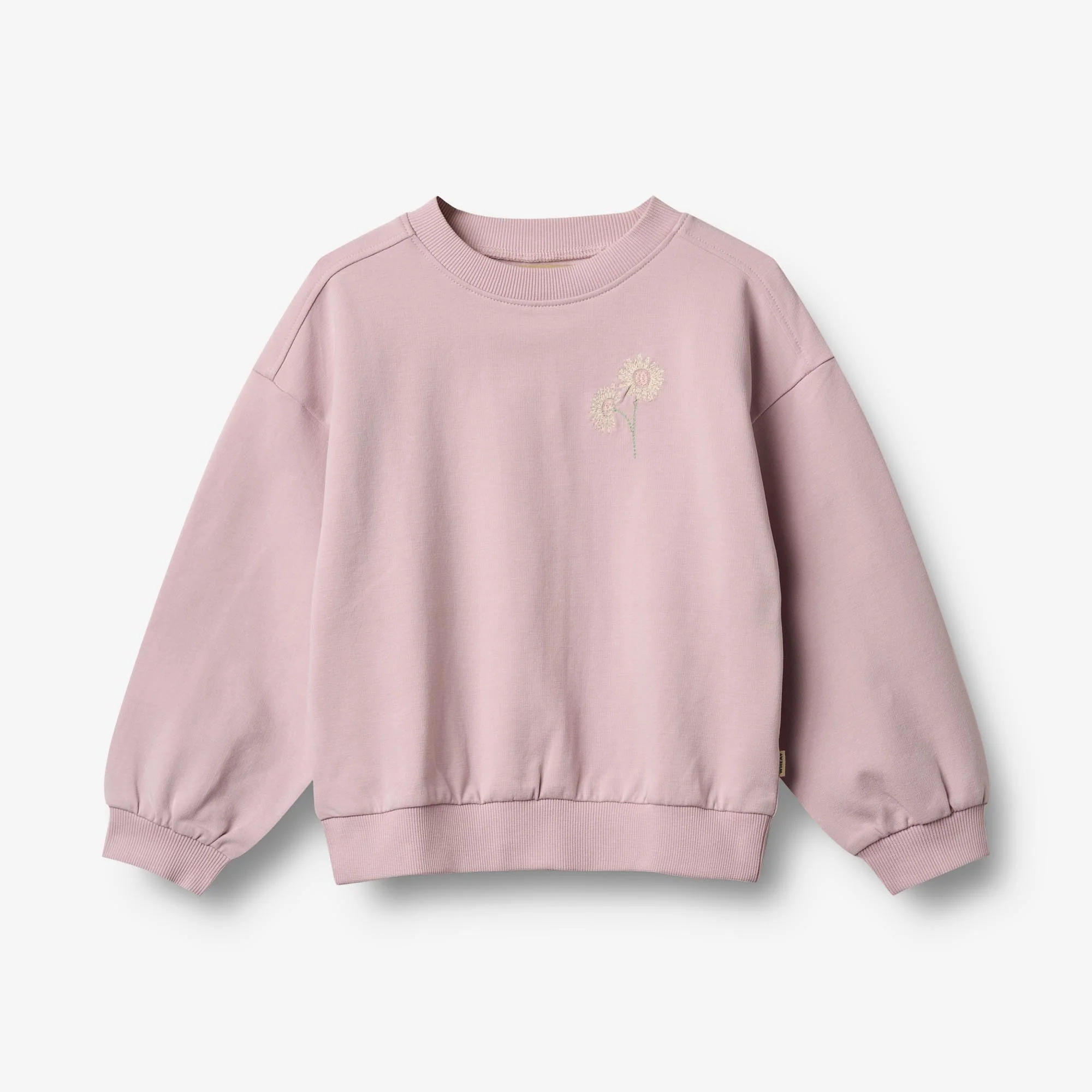 Sweatshirt L/S Embroidery Eliza - lavender mist