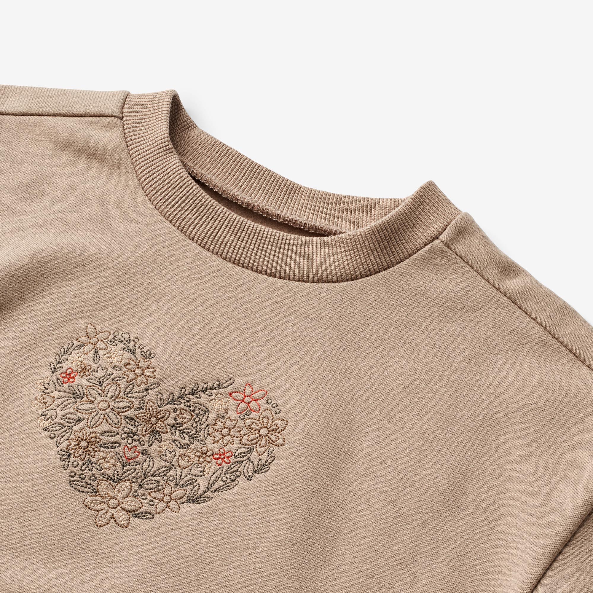 Sweatshirt L/S Embroidery Nelly - rose shadow - Image 3