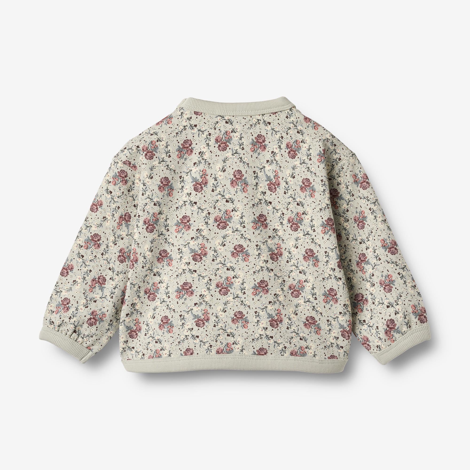 Sweatshirt L/S Emery - slightly green flowers - Image 2