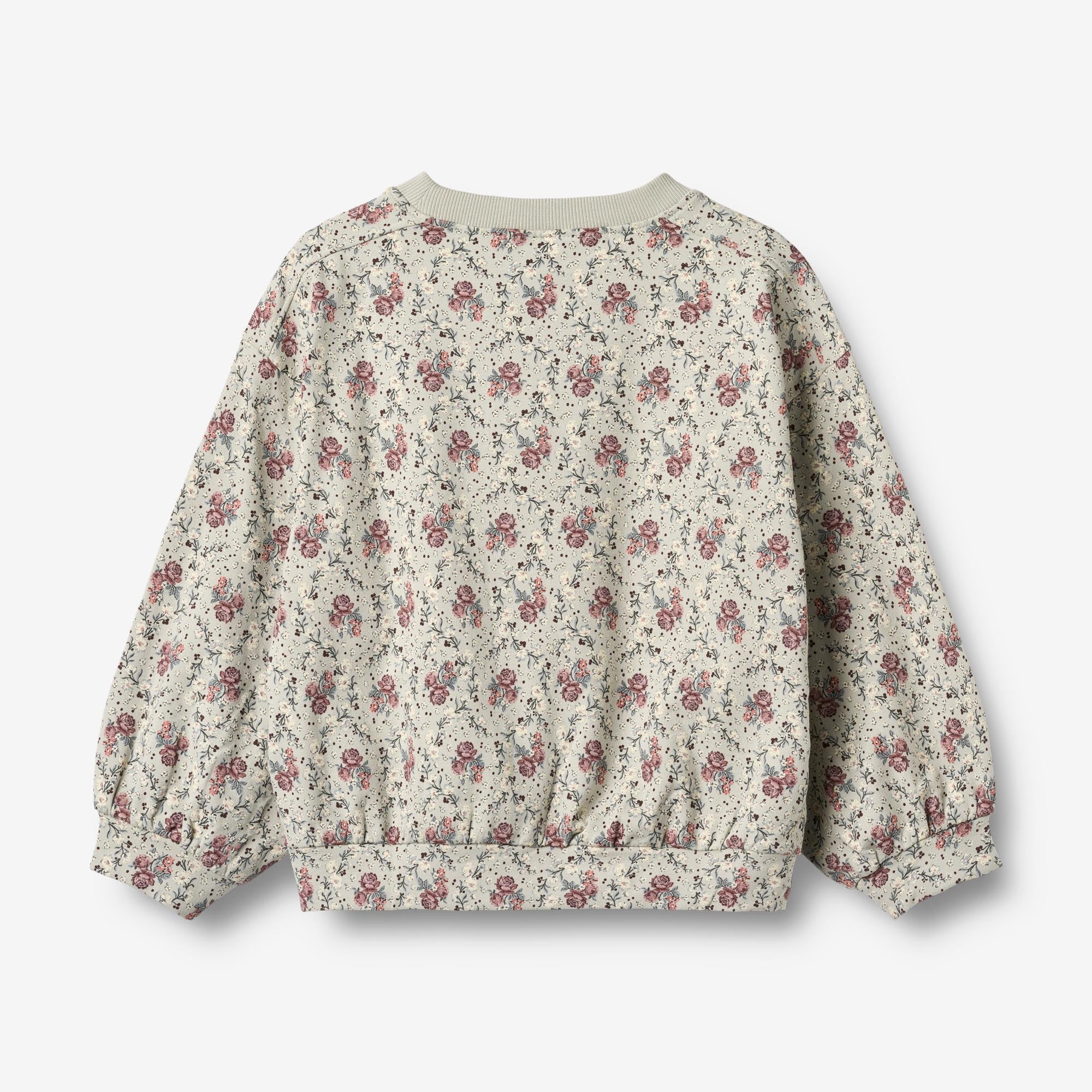 Sweatshirt L/S Lia - slightly green flowers - Image 2
