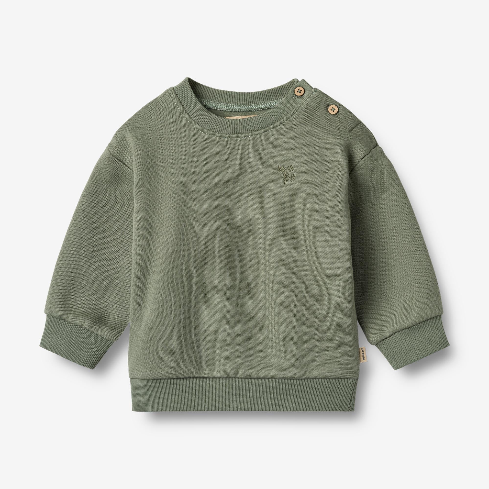 Sweatshirt L/S Willi - dusty green
