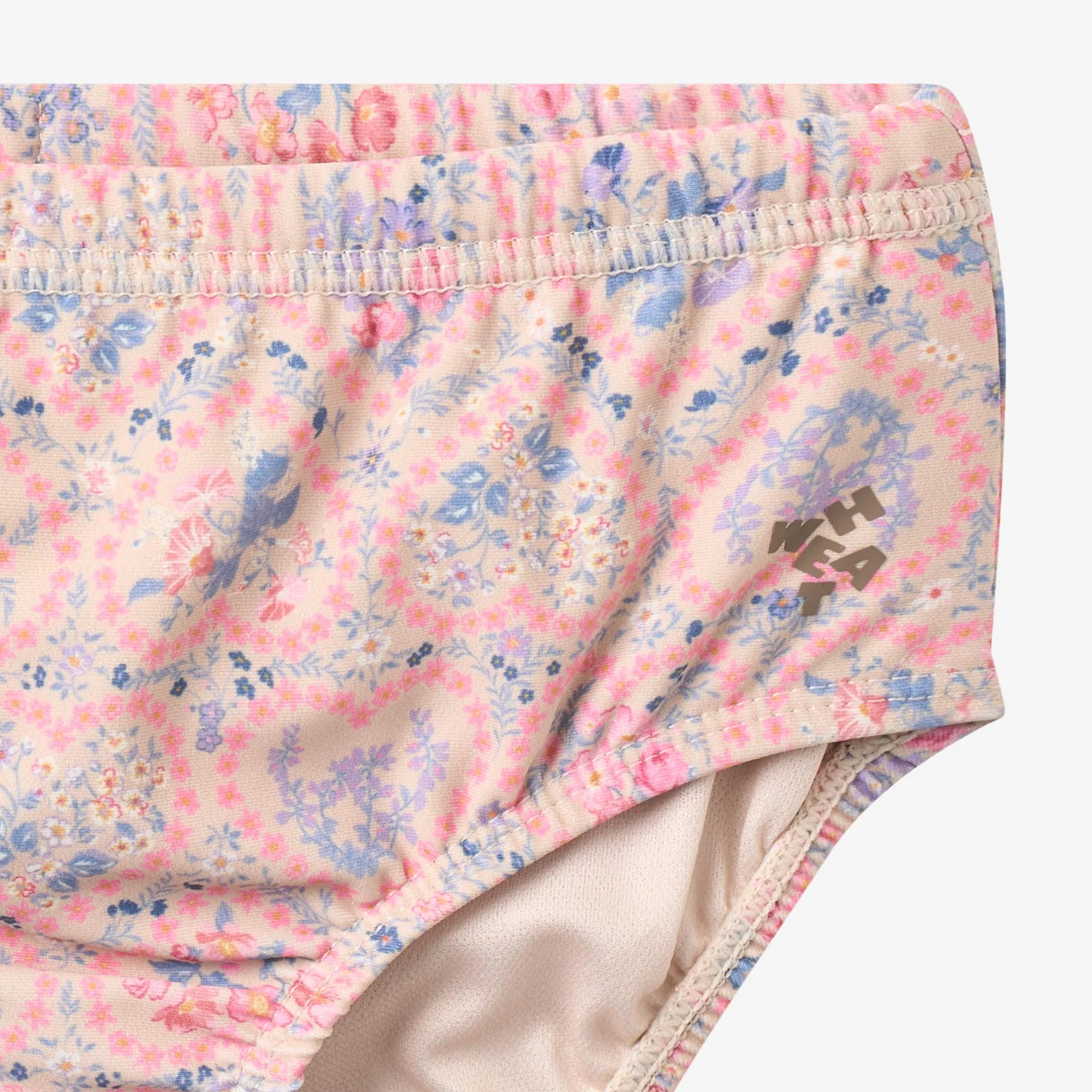 Swim Shorts Cilia - pink heart flowers - Image 3