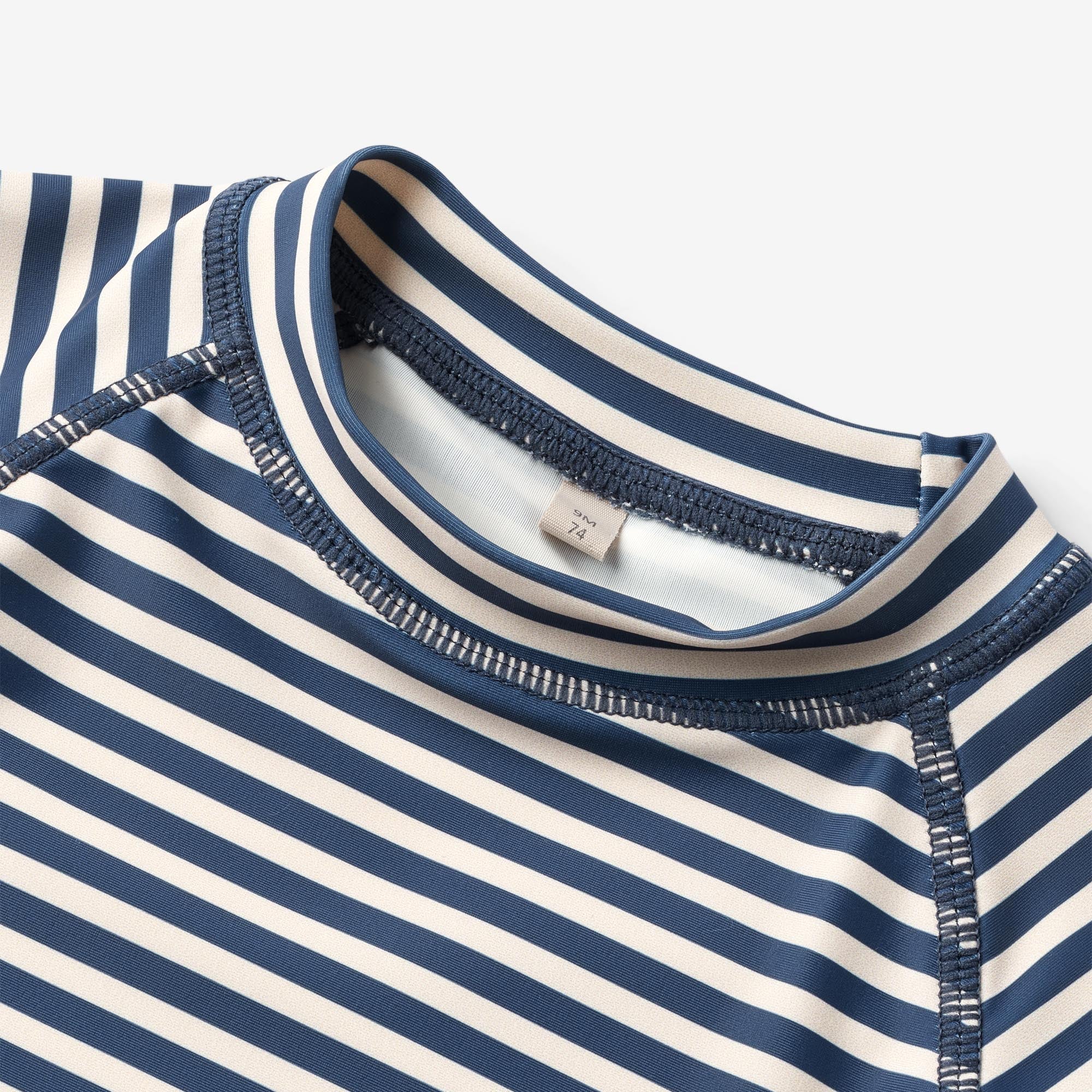 Swim T-Shirt L/S Dilan - indigo stripe - Image 3