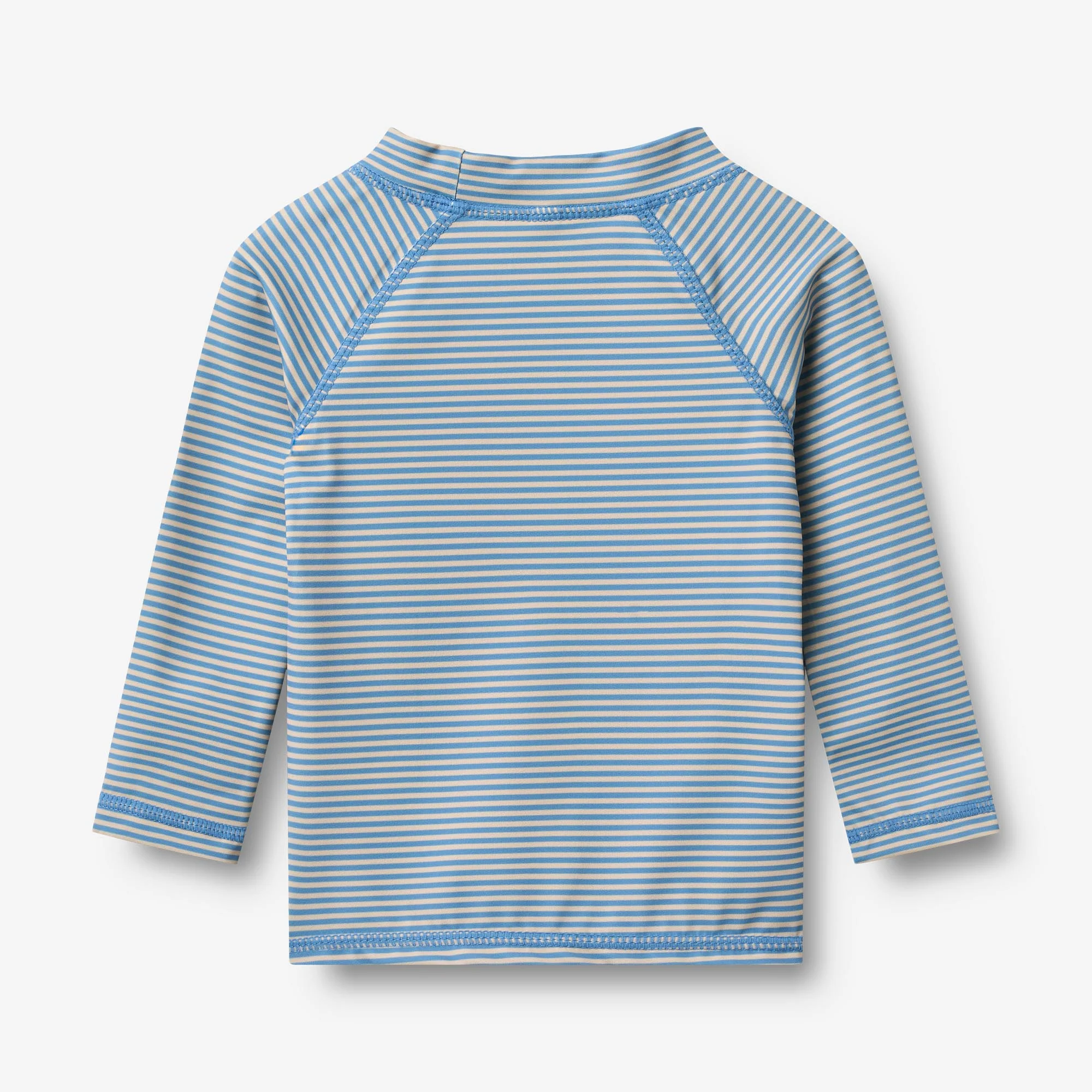 Swim T-shirt L/S Dilan - blue swim stripe - Image 2