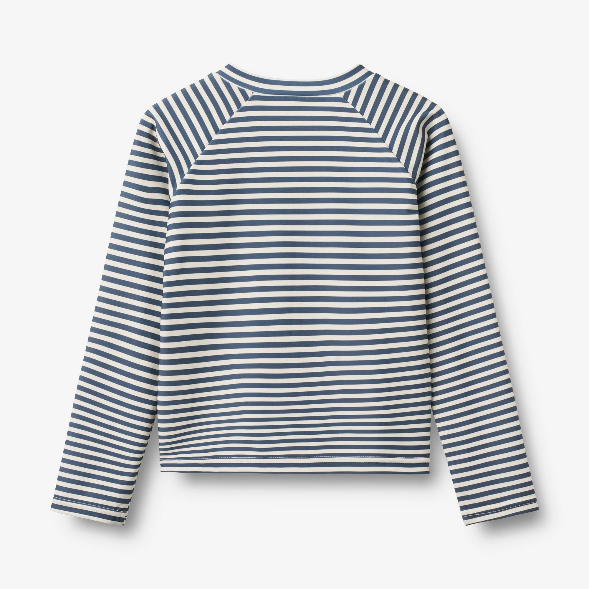 Swim T-shirt L/S Zip Ada - blue stripe - Image 2