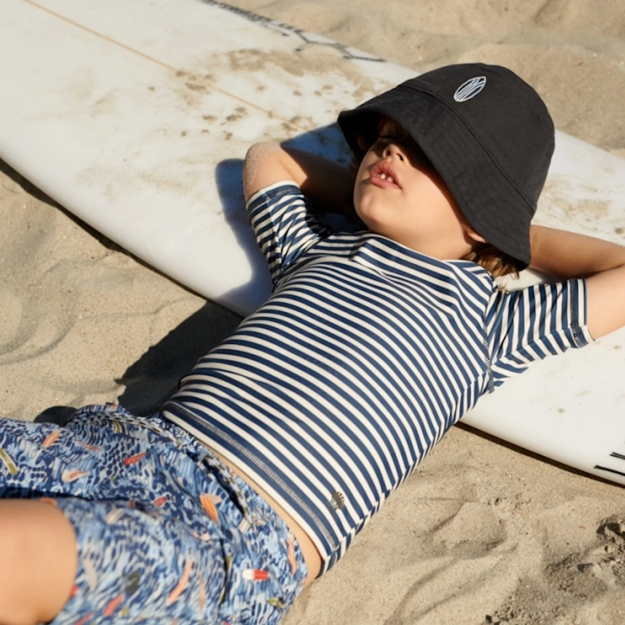 Swim T-Shirt S/S Jackie - indigo stripe - Image 6