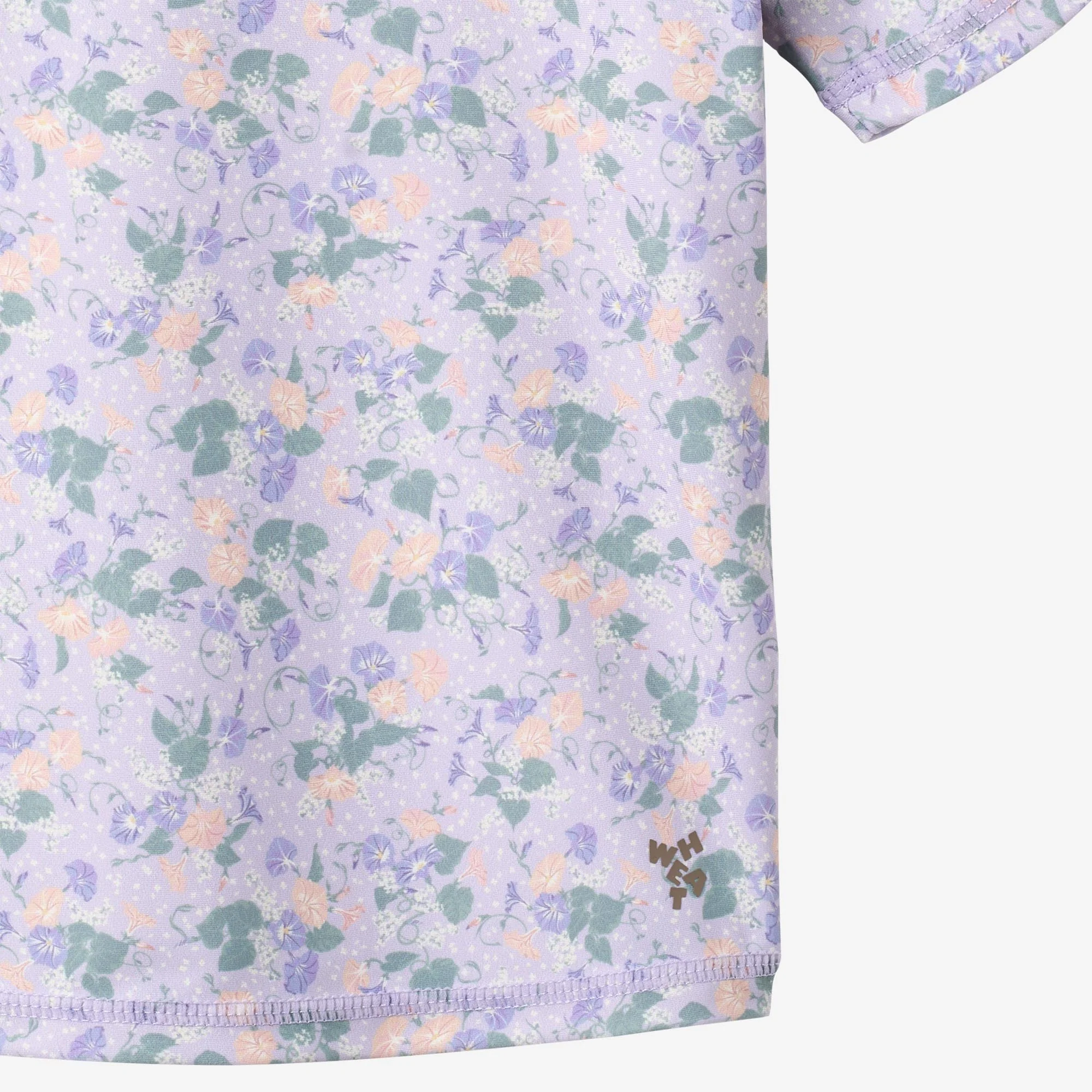 Swim T-shirt S/S Jackie - purple light petunias - Image 3