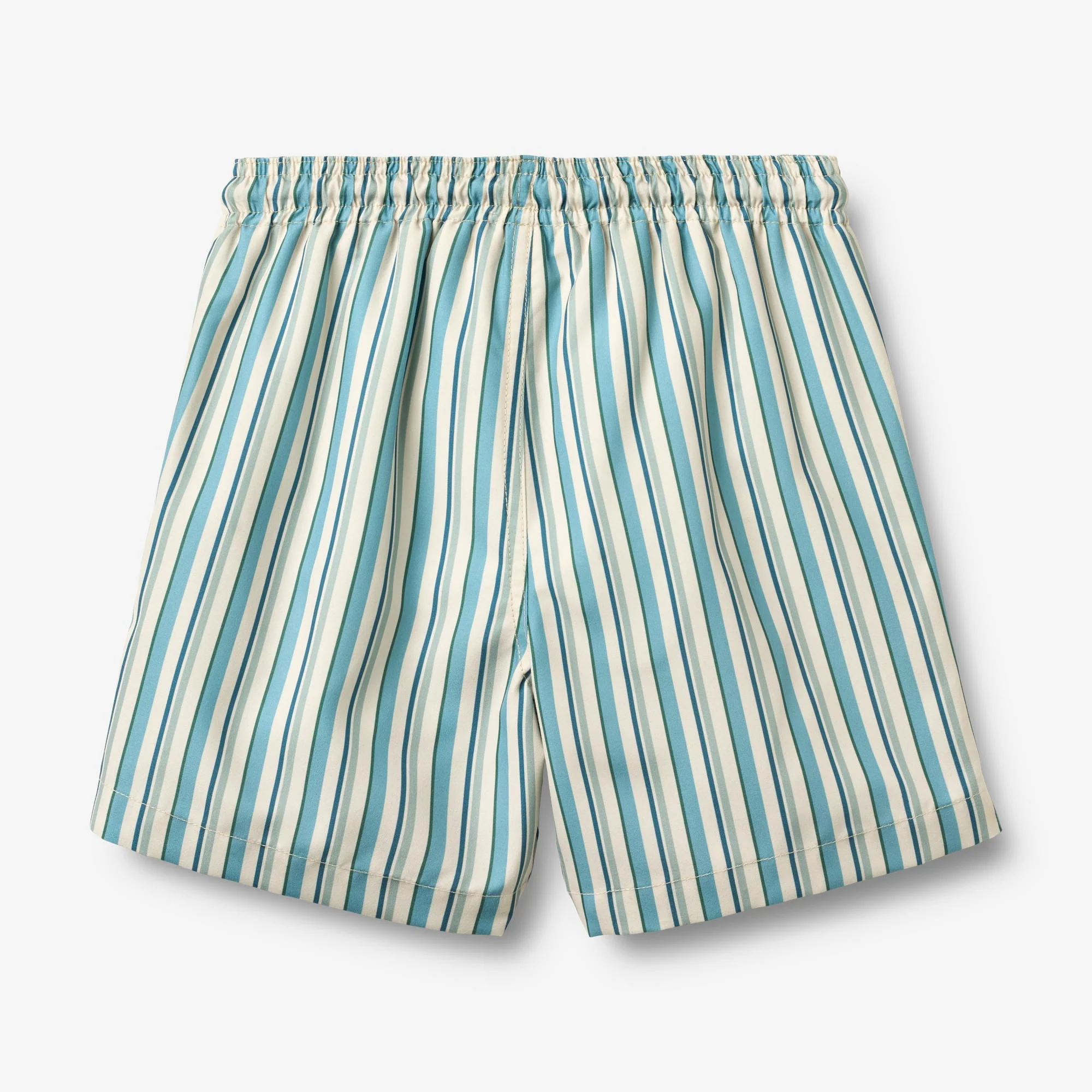 Swim Trunk Hansi badge - aqua stripe - Image 3