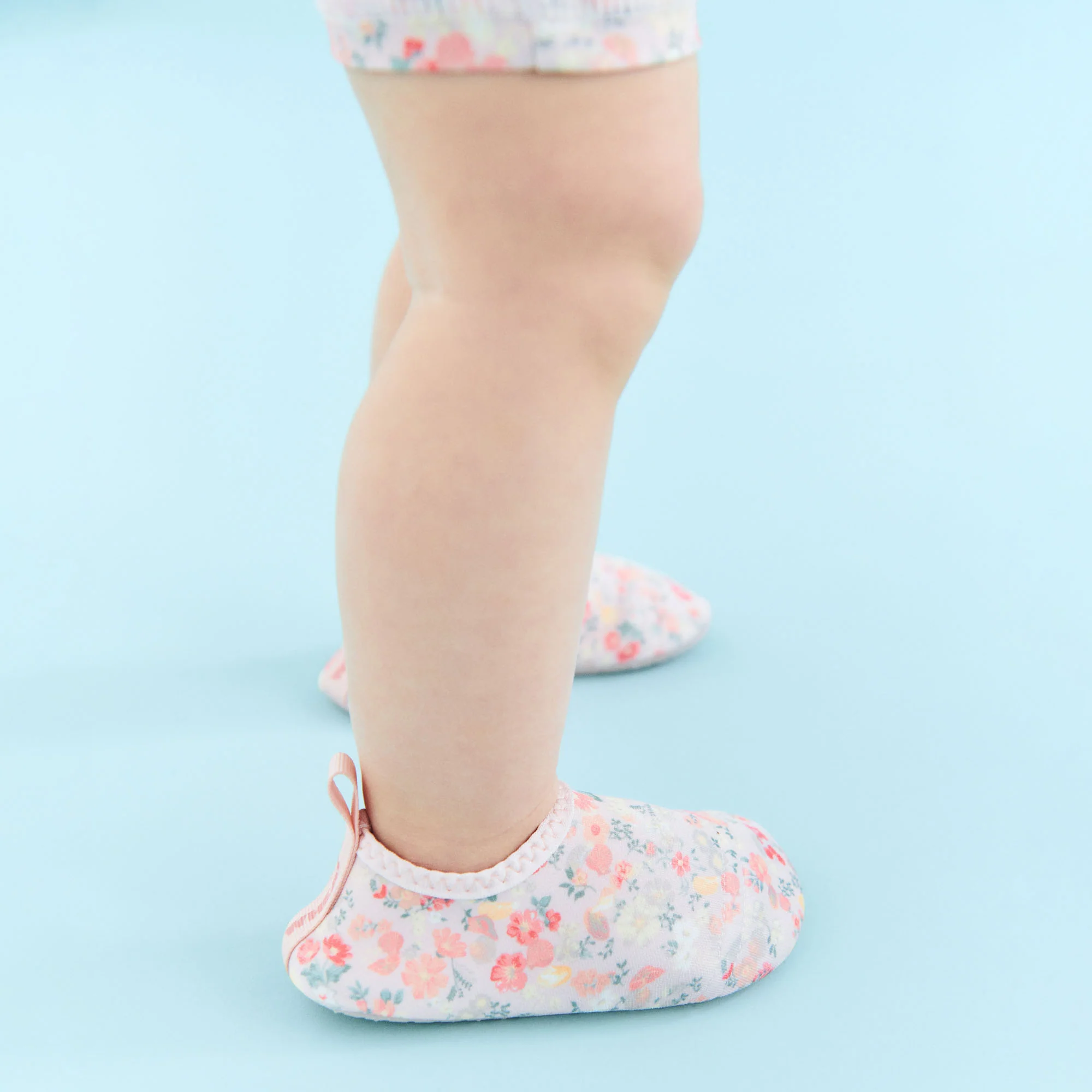 Swimshoe Dolphin - powder flowers and seashells - Image 2