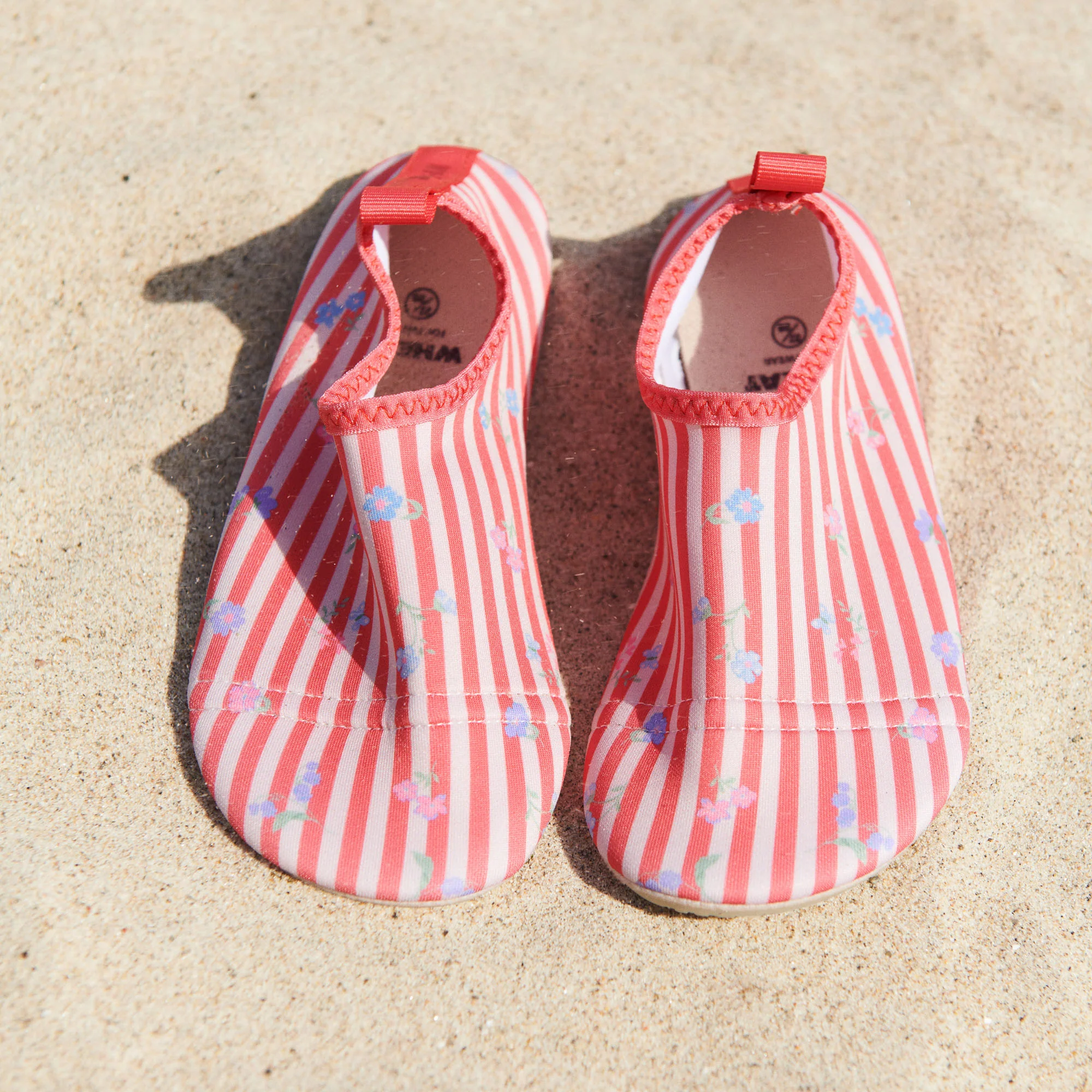 Swimshoe Dolphin - red stripe flowers - Image 3