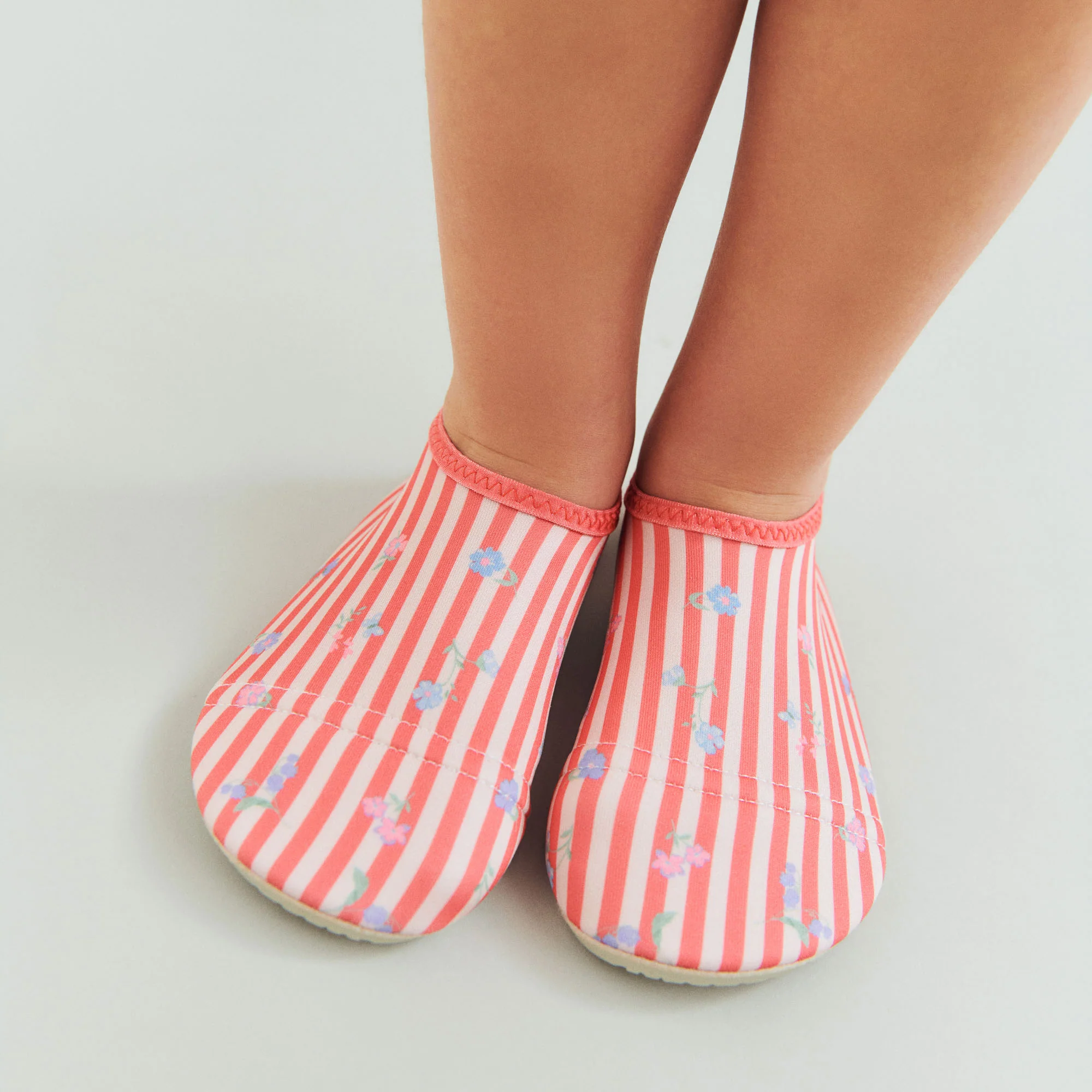 Swimshoe Dolphin - red stripe flowers - Image 4