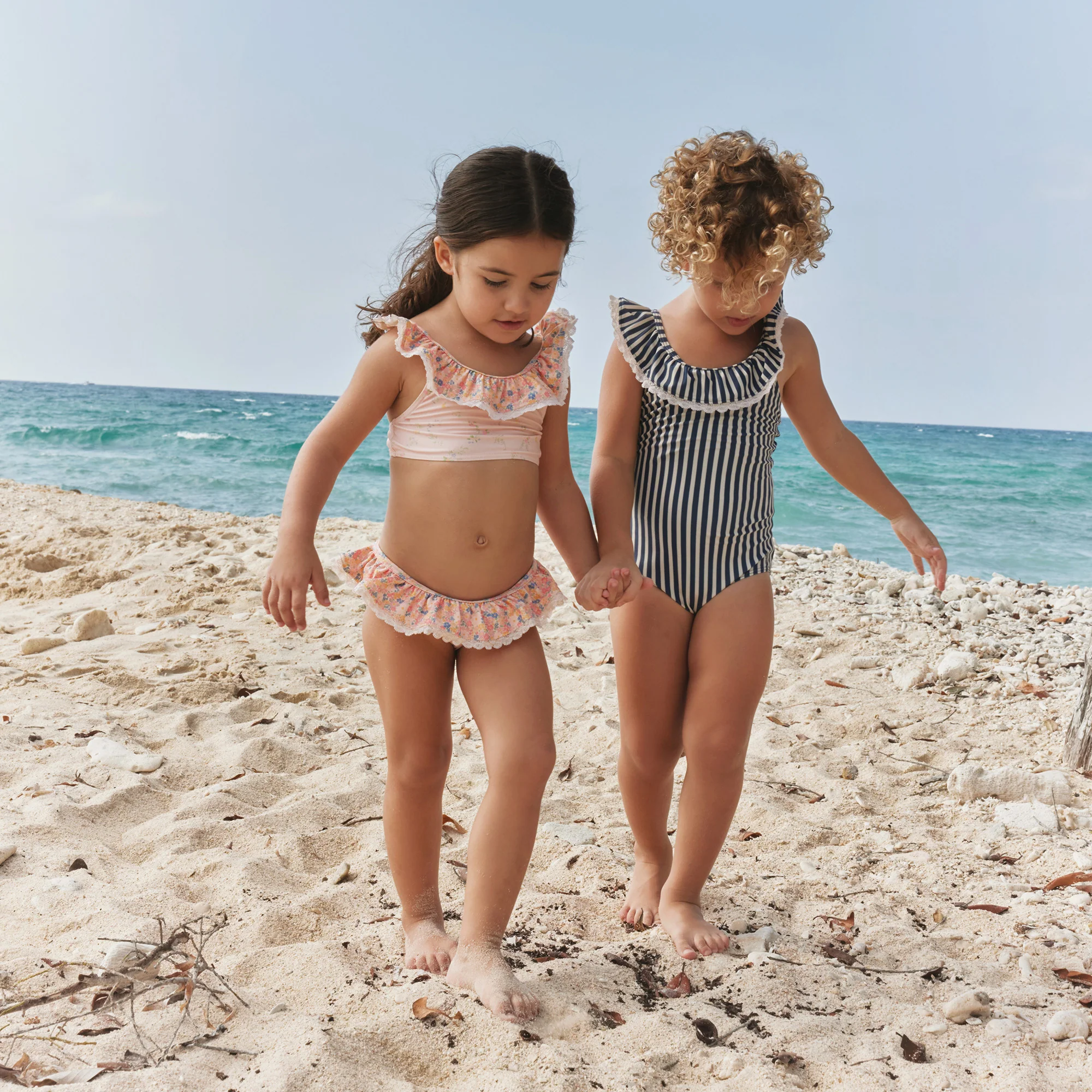 Swimsuit Doris - blue stripe - Image 3