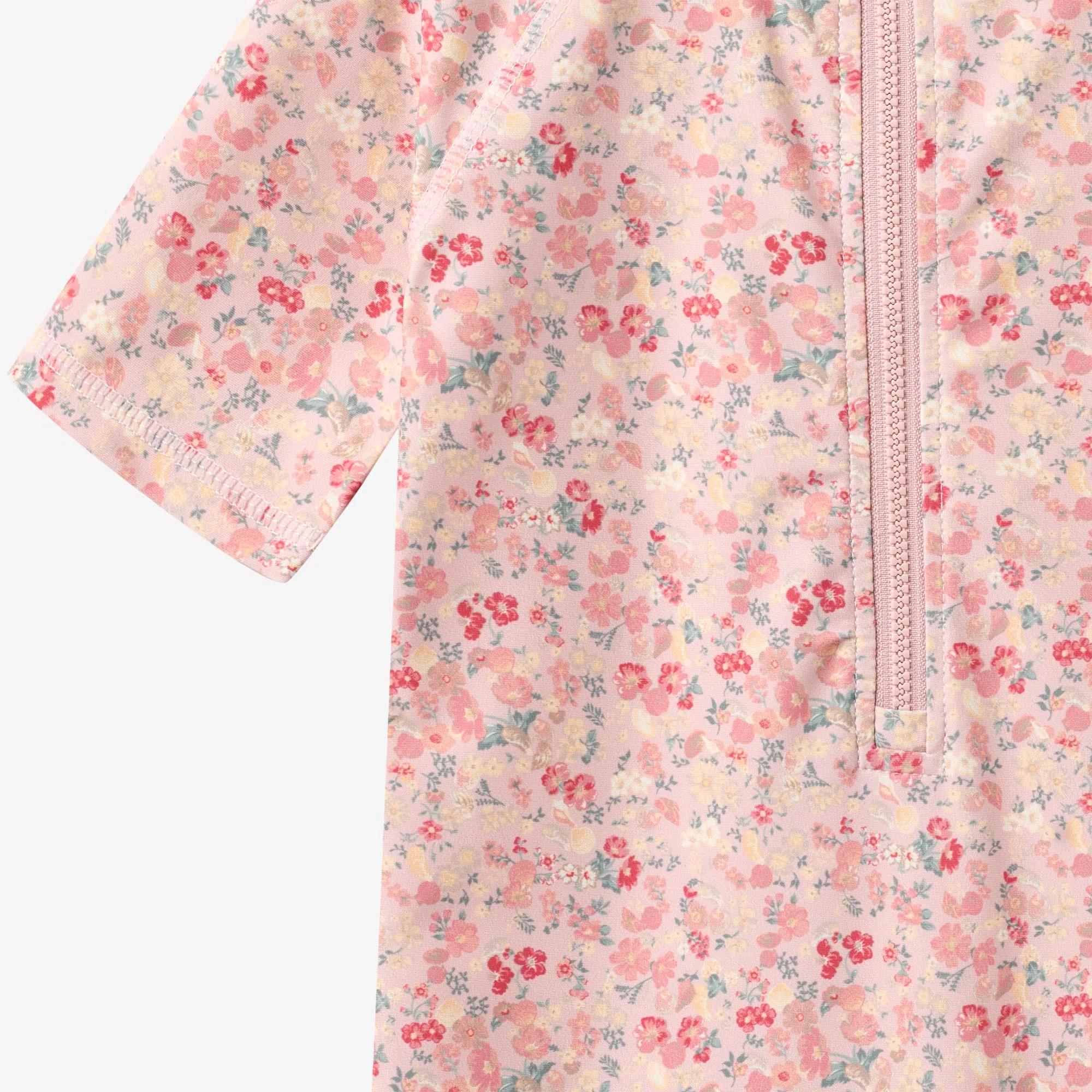 Swimsuit S/S Cas - powder flowers and seashells - Image 3
