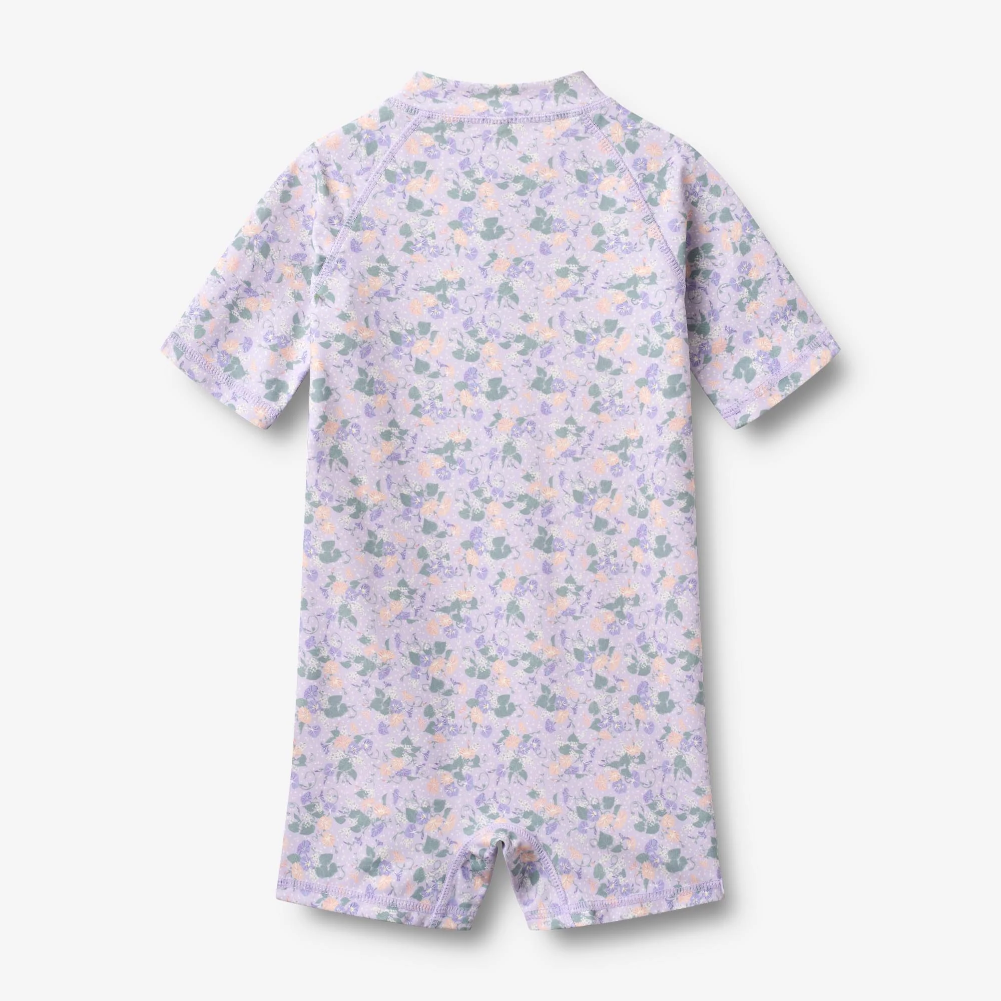 Swimsuit S/S Cas - purple light petunias - Image 2