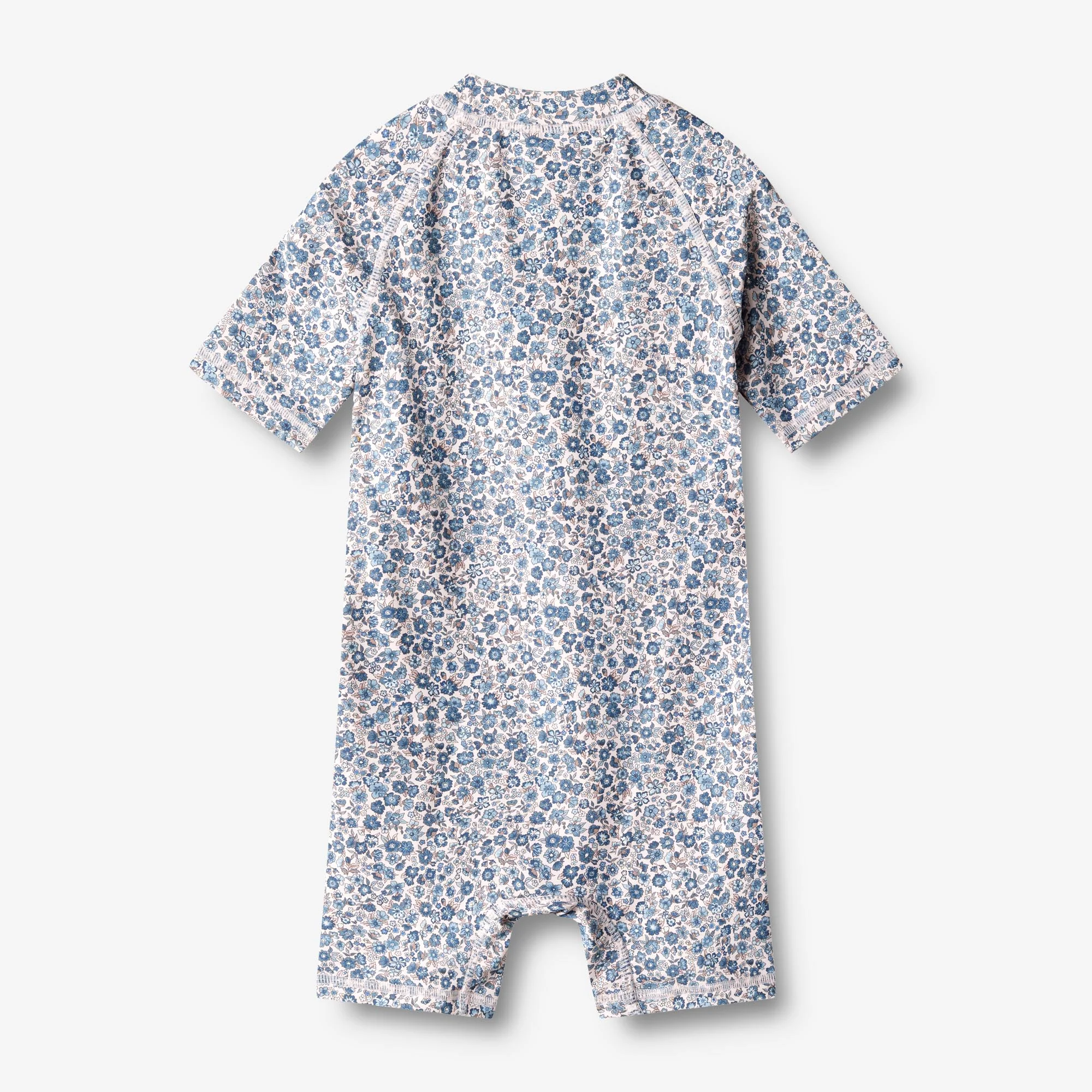 Swimsuit S/S Cas - blue flower meadow - Image 2