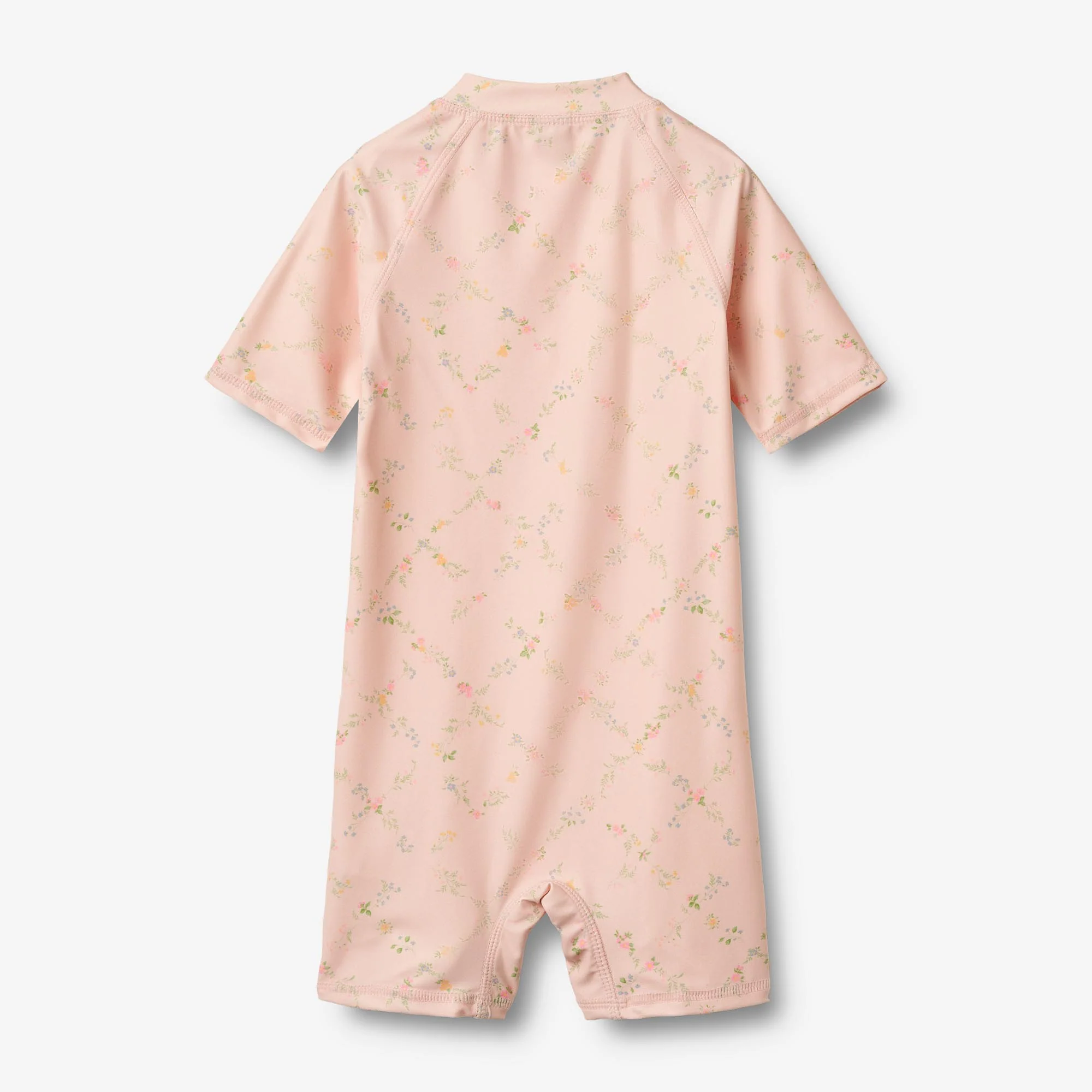 Swimsuit S/S Cas - powder checked flowers - Image 2