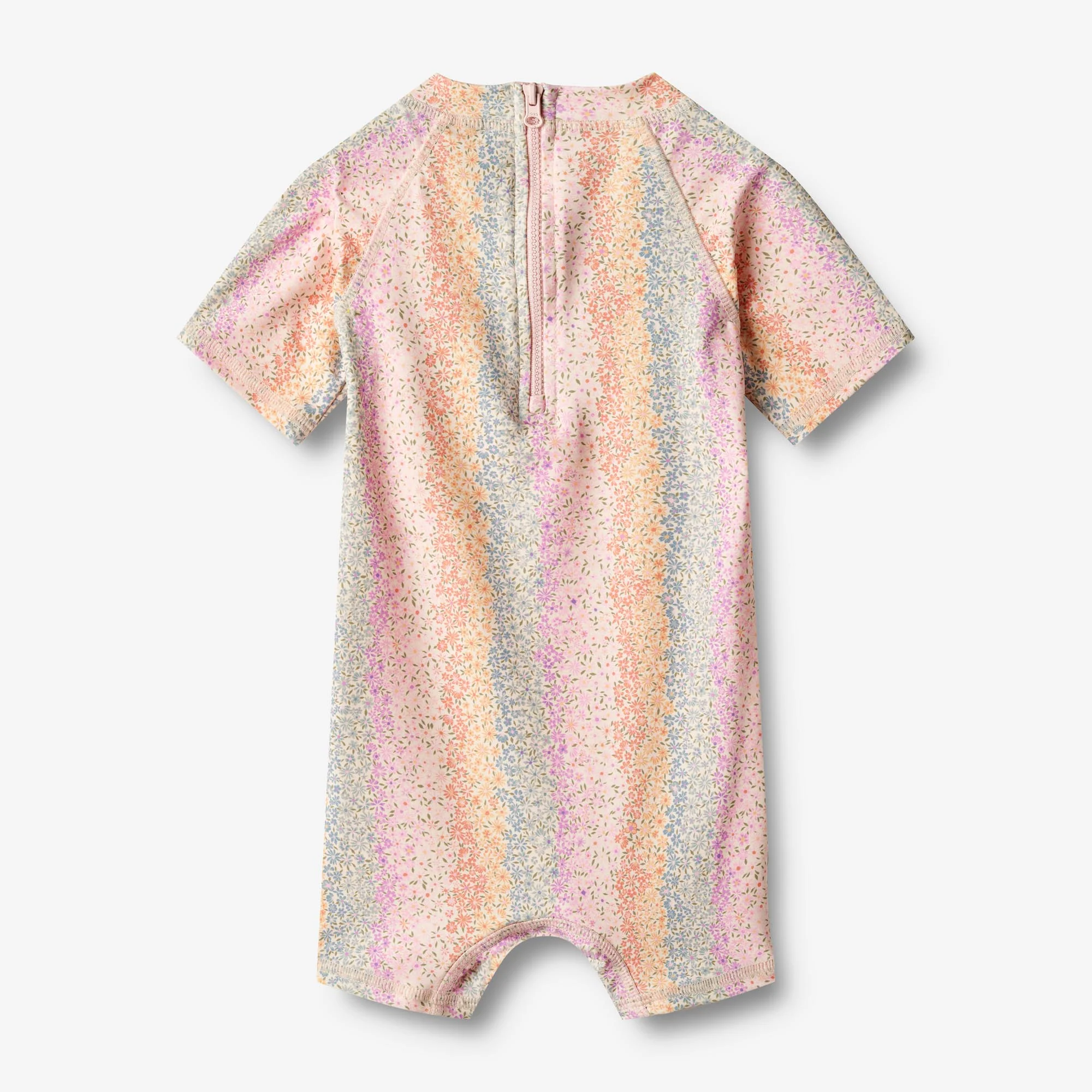 Swimsuit S/S Cas - rainbow flowers - Image 2