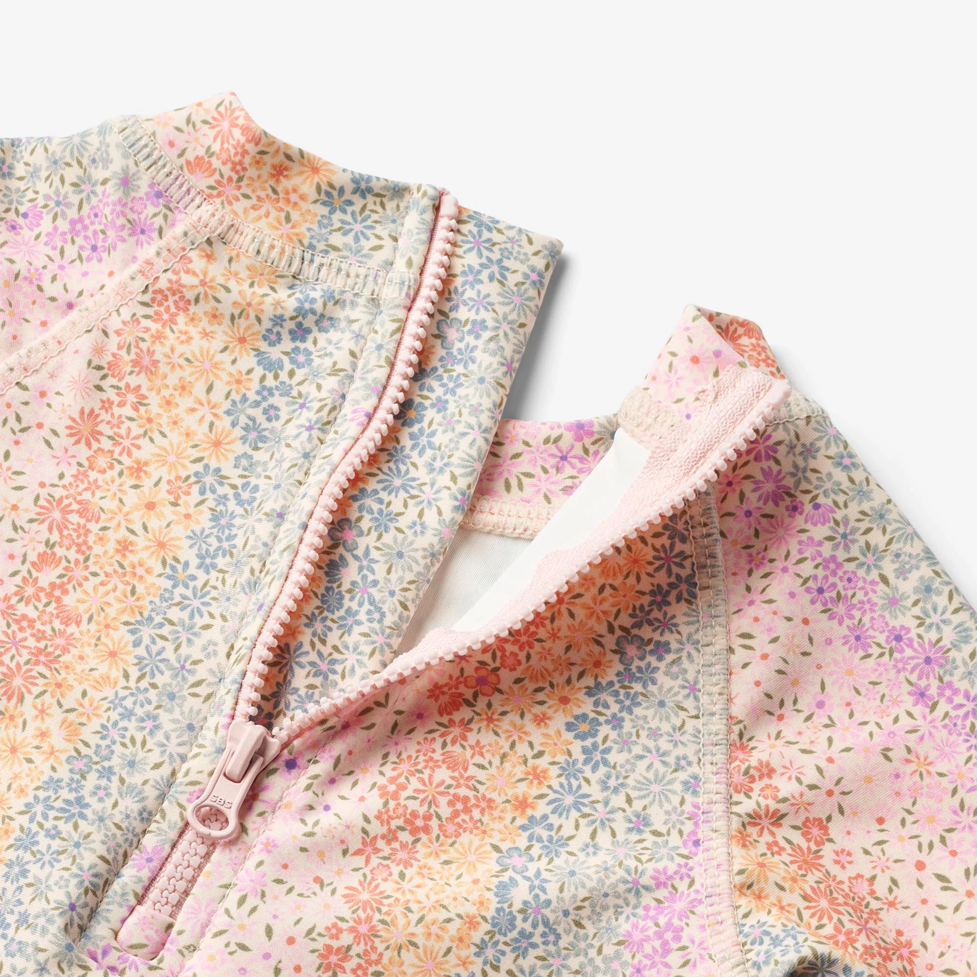 Swimsuit S/S Cas - rainbow flowers - Image 3