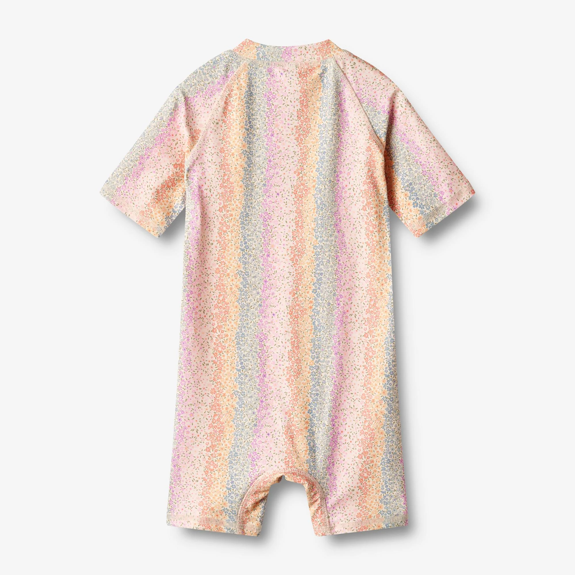 Swimsuit S/S Cas - rainbow flowers - Image 2