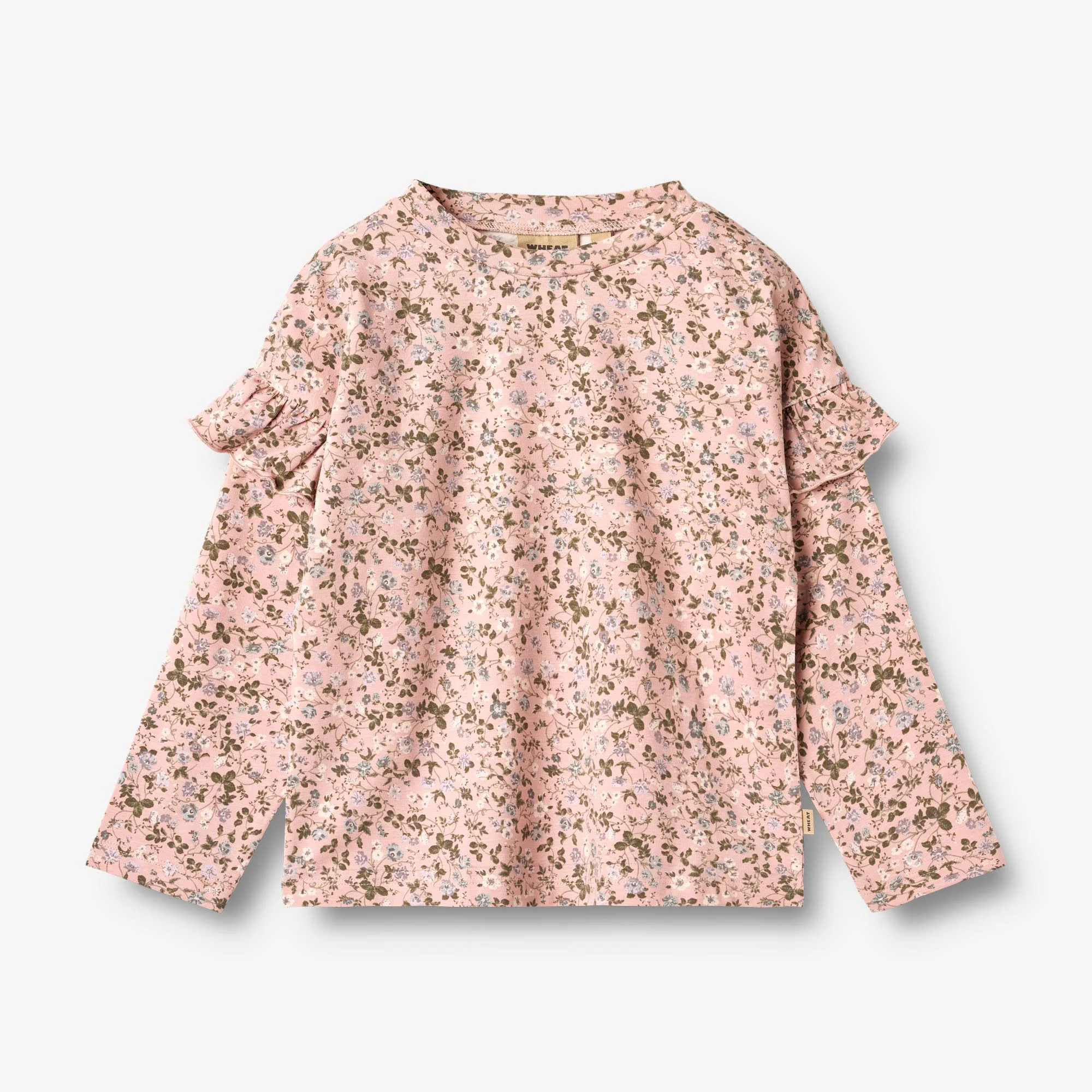 T-shirt L/S Belinda - rose powder flowers