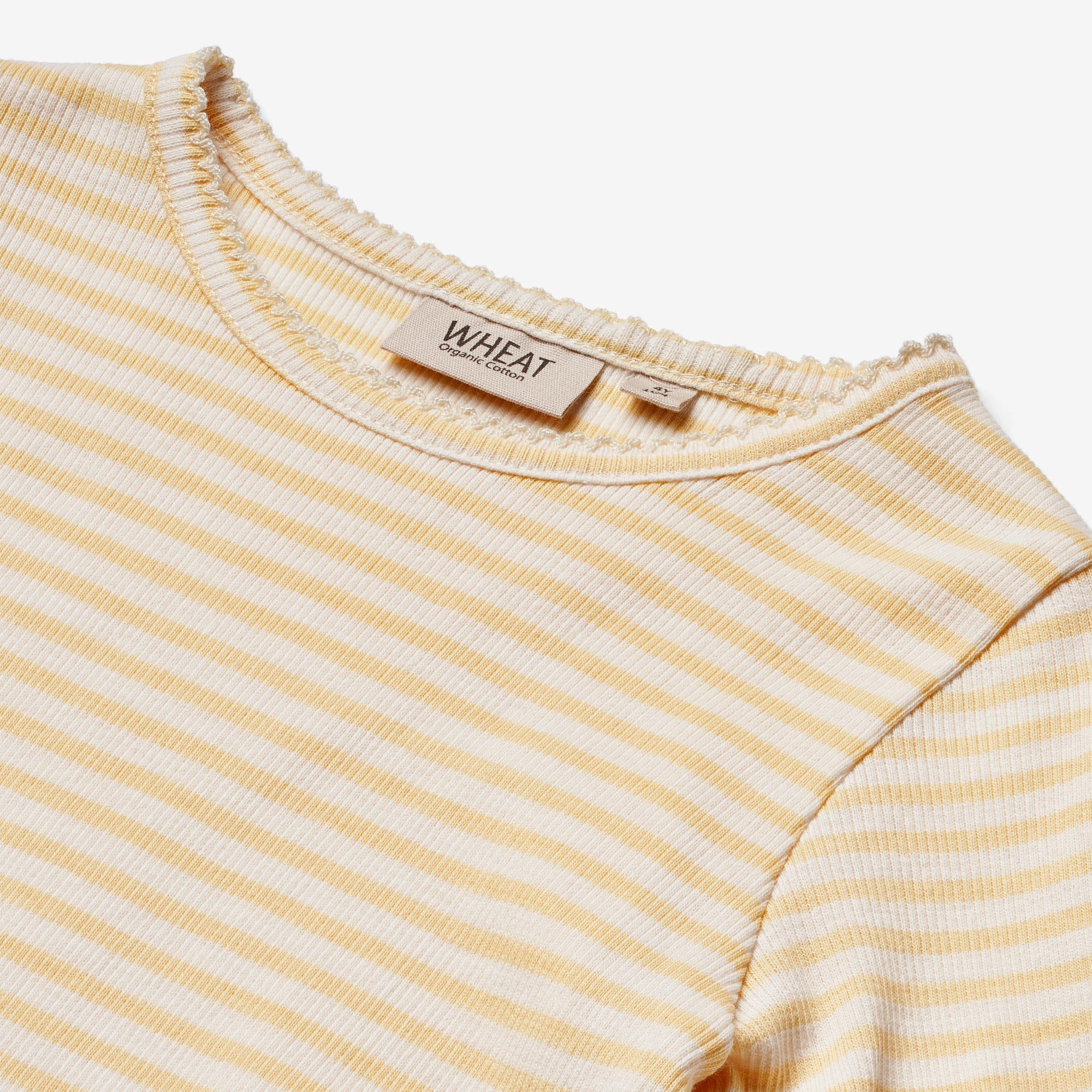 T-Shirt L/S Belis - pale apricot stripe - Image 3