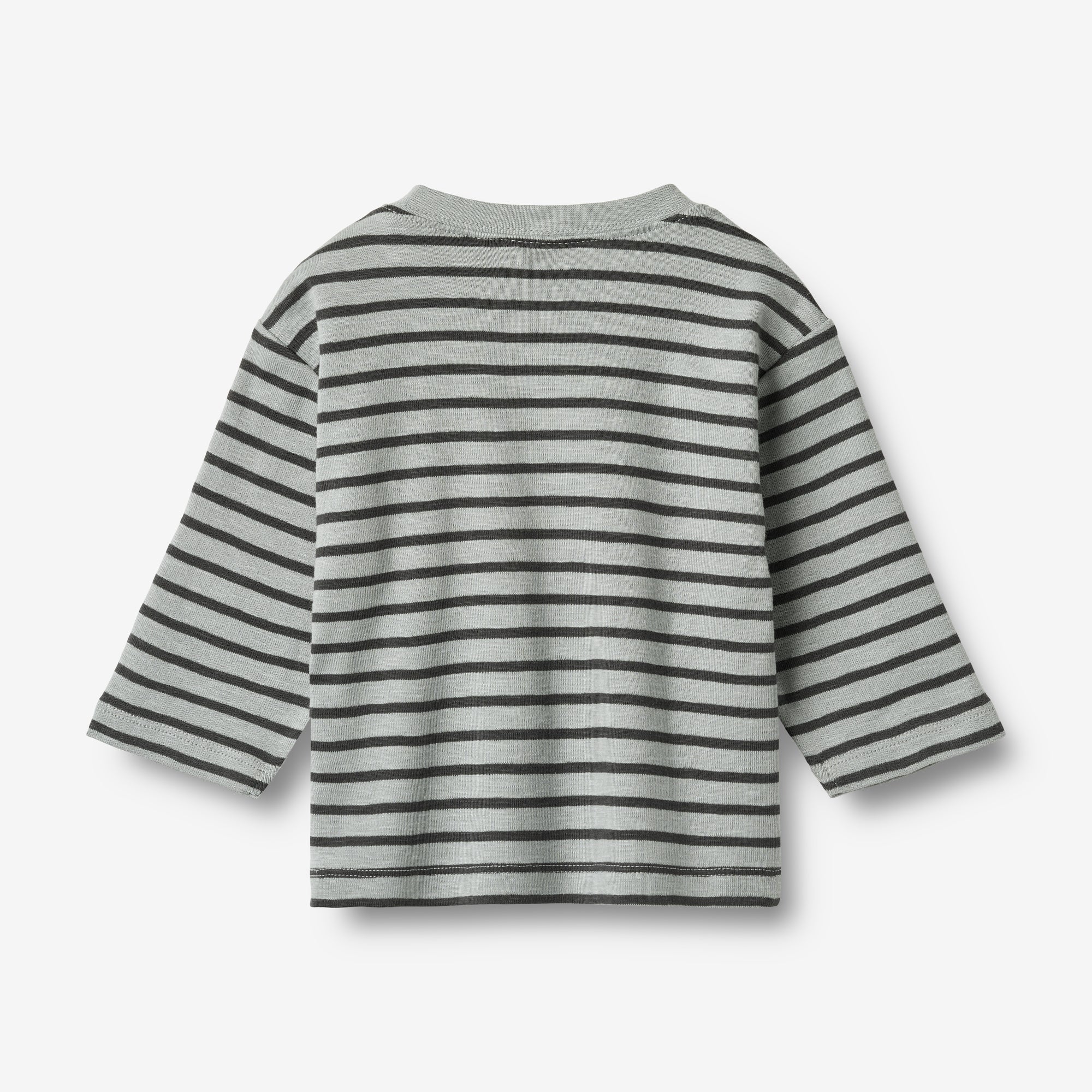 T-Shirt L/S Dallas - soft blue stripe - Image 2