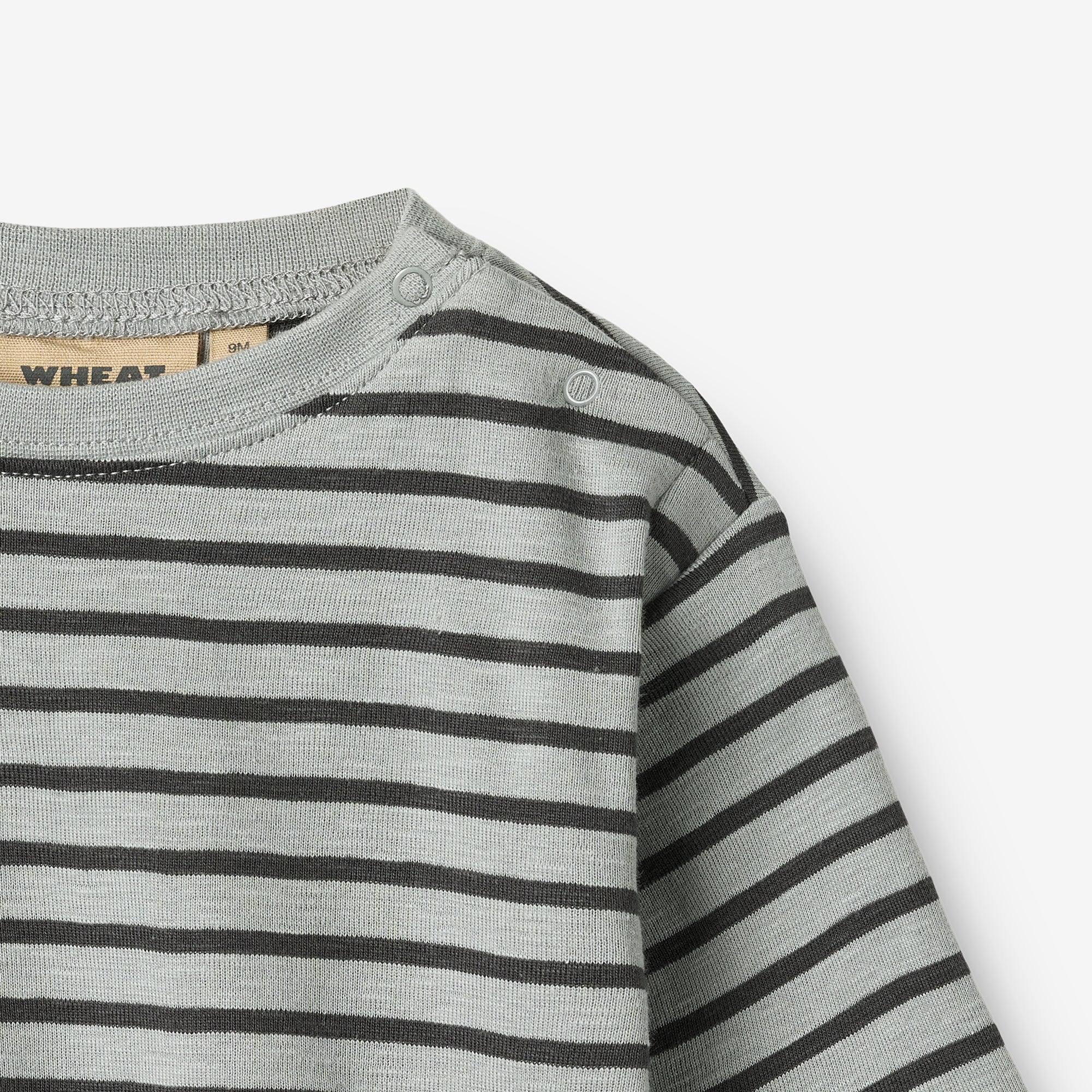 T-Shirt L/S Dallas - soft blue stripe - Image 3