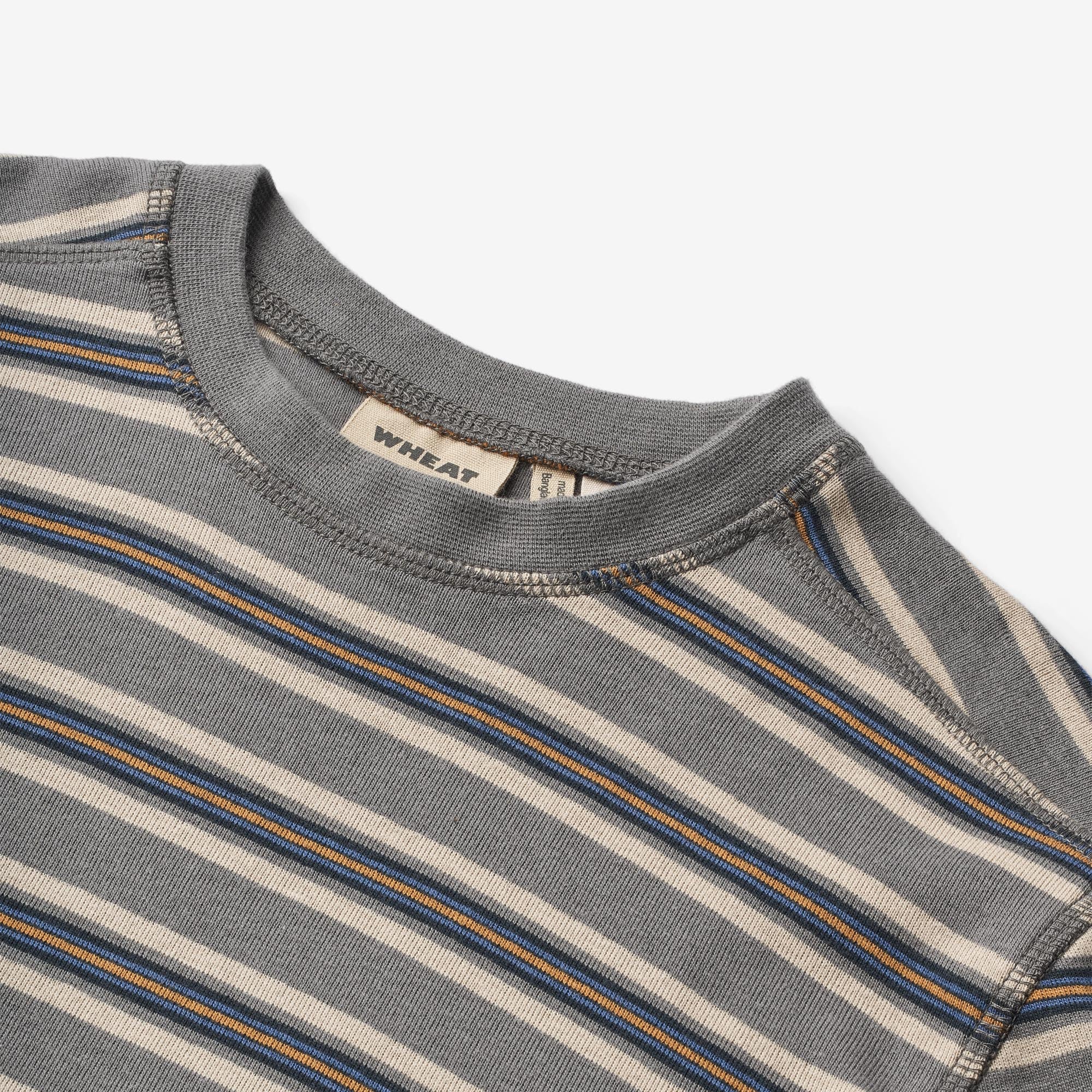 T-Shirt L/S Hans - stormy blue stripe - Image 3