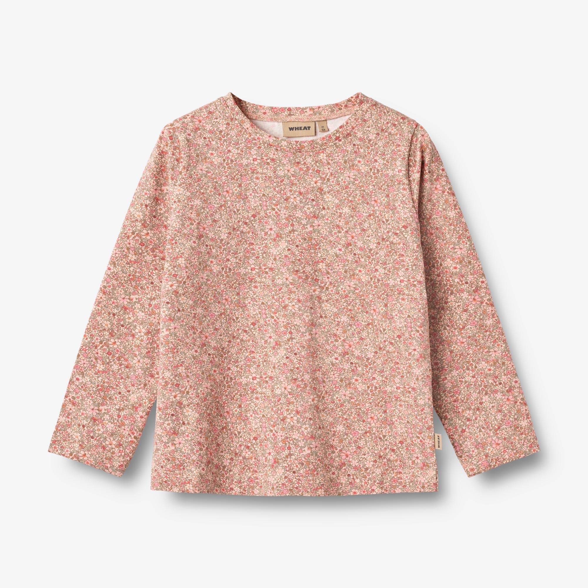 T-shirt L/S Manna - rose dust flower meadow