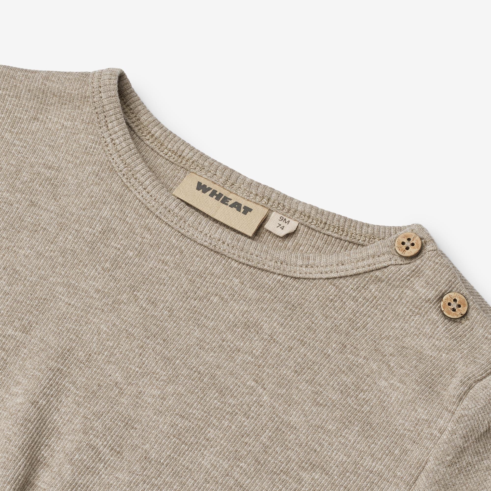 T-Shirt L/S Milo - gravel melange - Image 3
