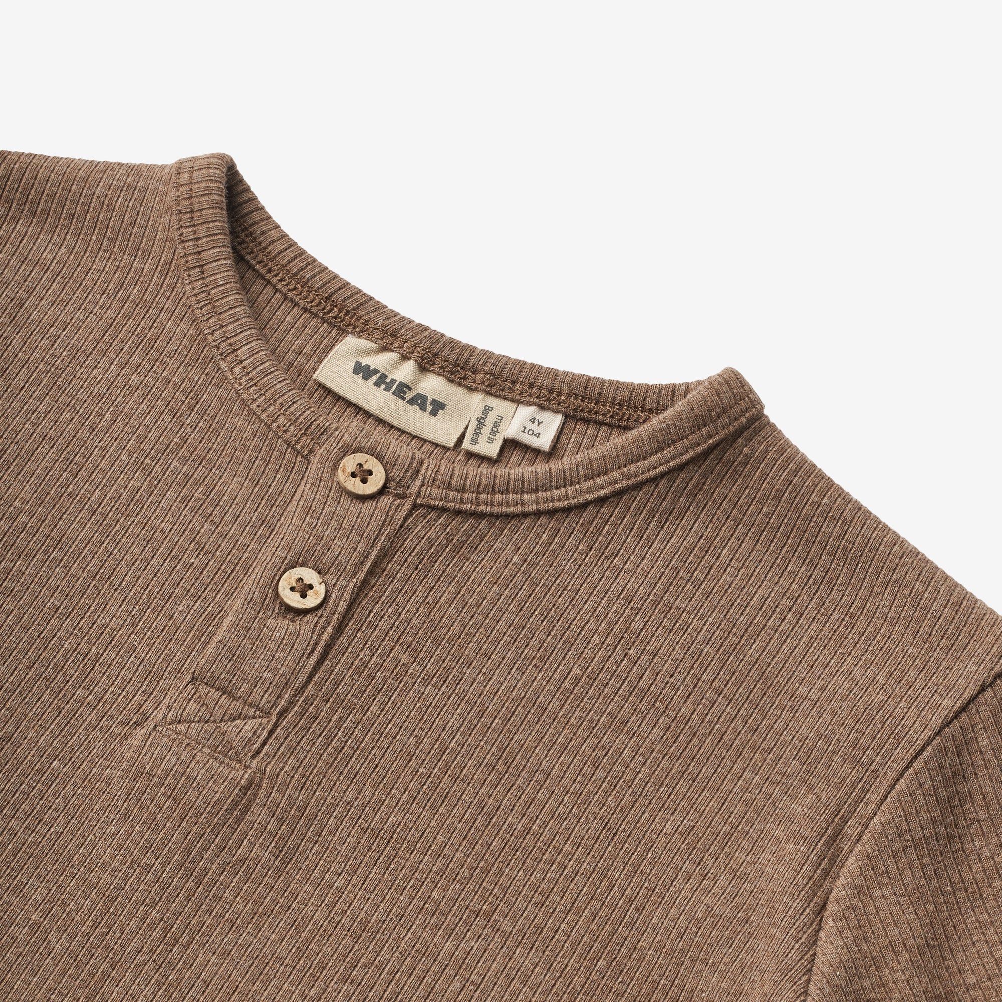 T-shirt L/S Morris - coffee melange - Image 3