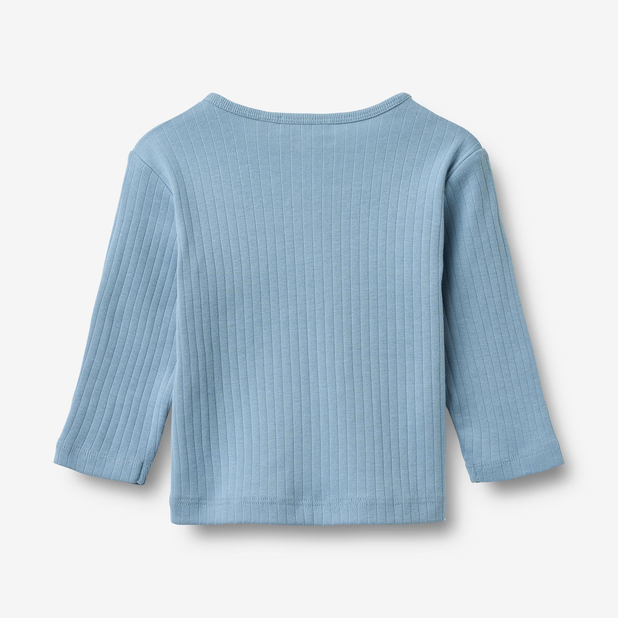 T-Shirt L/S Morris - faded denim - Image 2