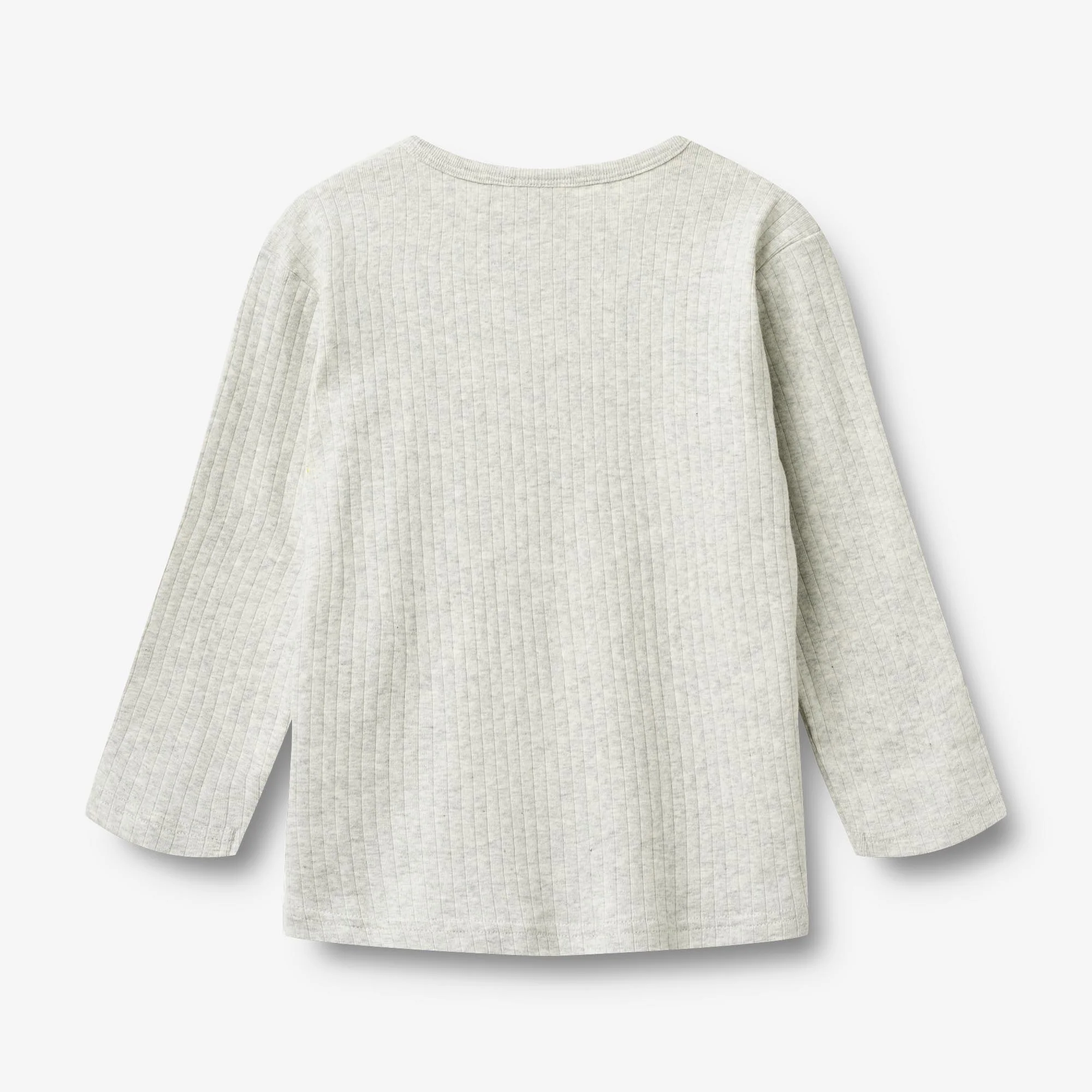 T-Shirt L/S Morris - melange grey - Image 2